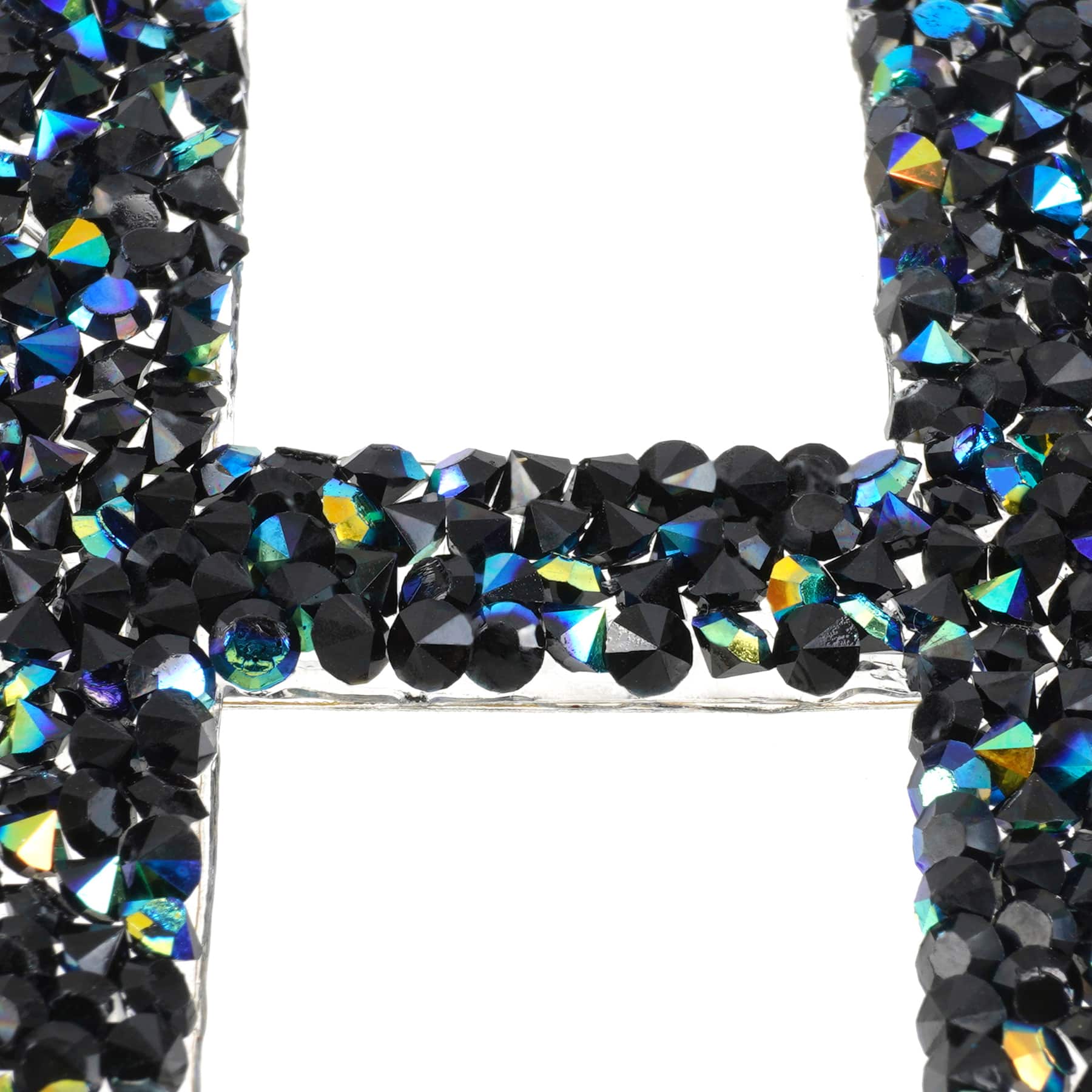 12 Pack: Black AB Letter Bling Sticker by Recollections®