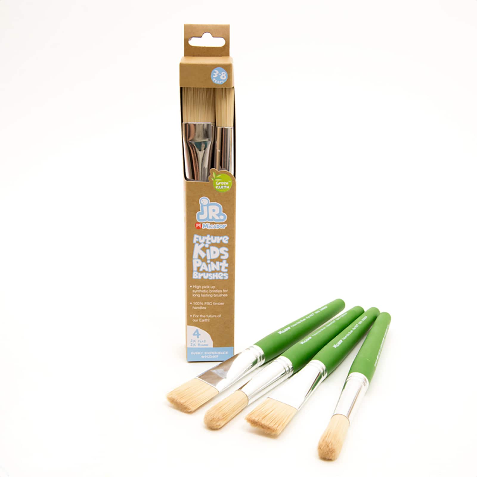 Easy Grip 40 Piece Artist Paint Brush Set with Storage Case