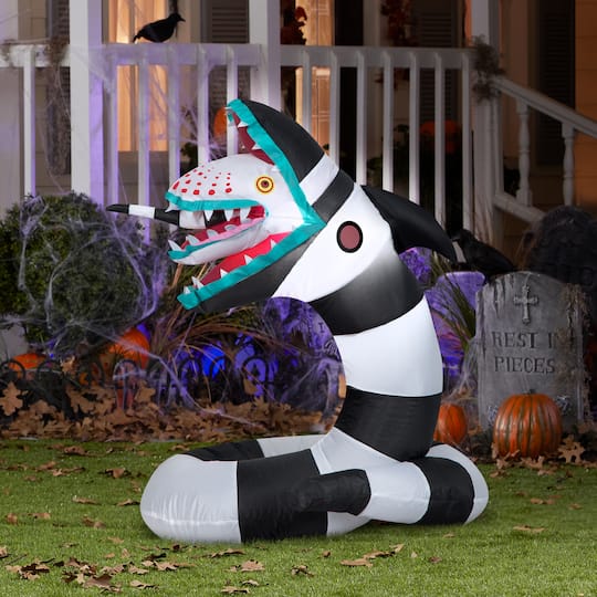 3ft. Airblown® Inflatable Beetlejuice Sandworm | Halloween Inflatables ...