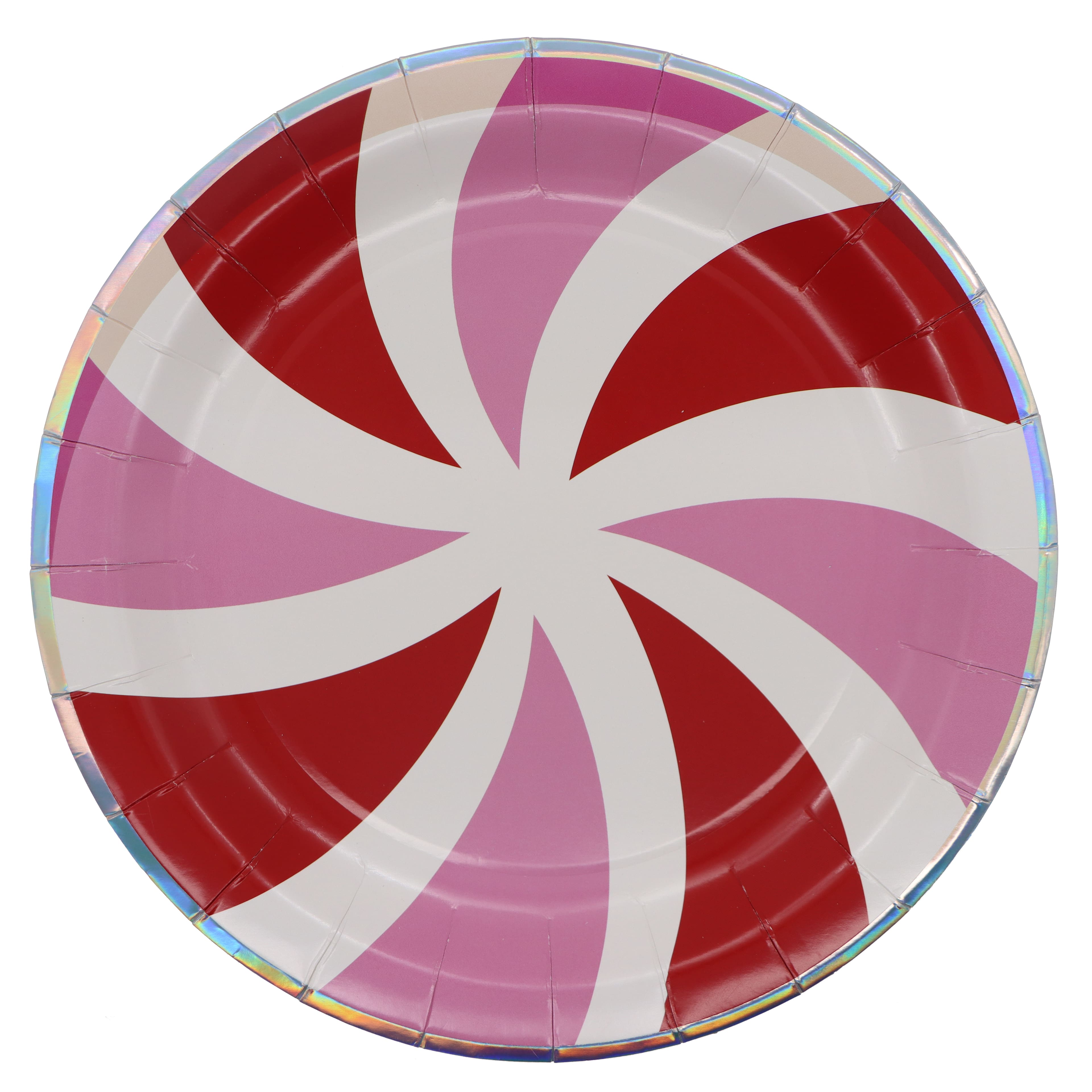 9&#x22; Peppermint Paper Plates, 12ct. by Celebrate It&#x2122;