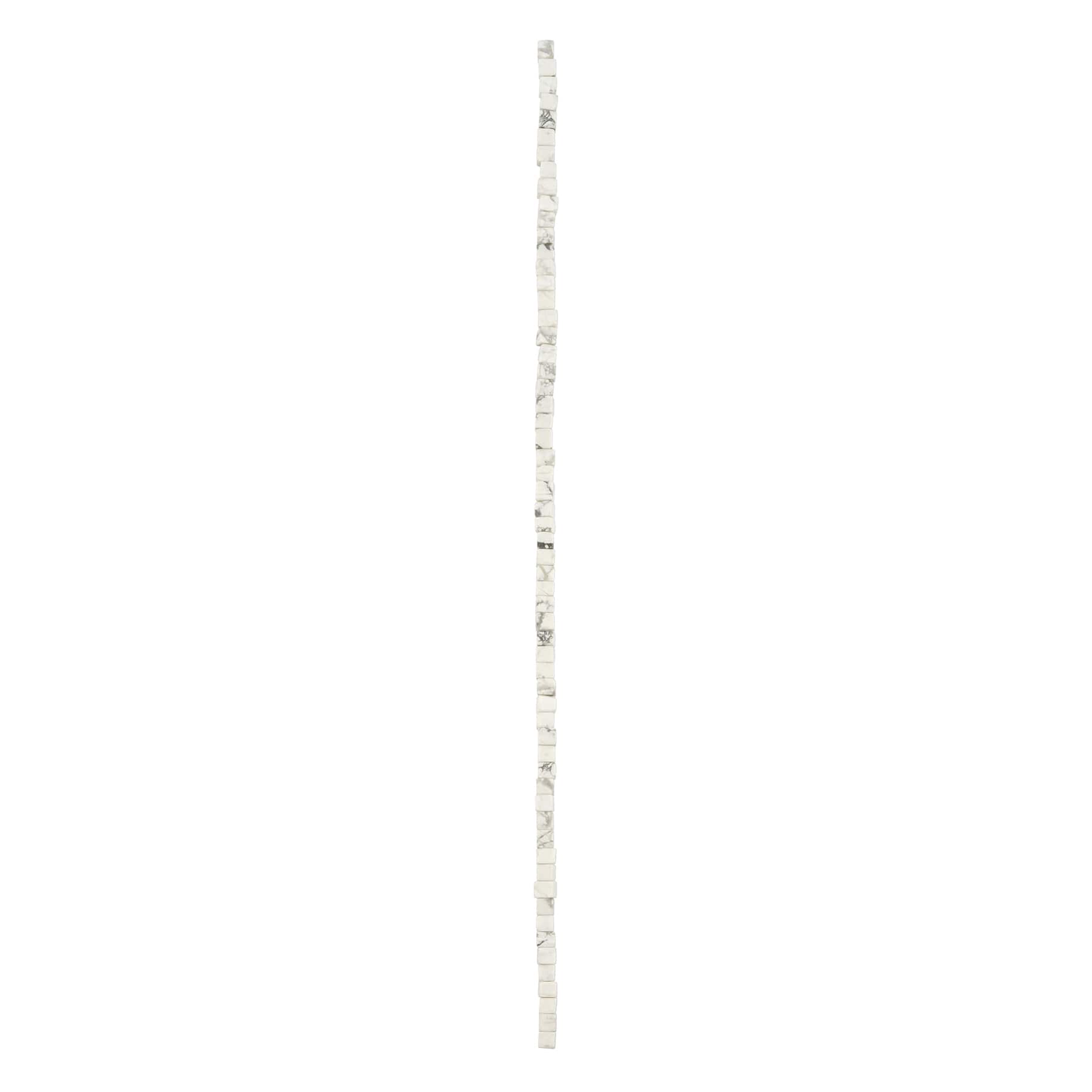 White Howlite Cube Beads, 4mm by Bead Landing&#x2122;