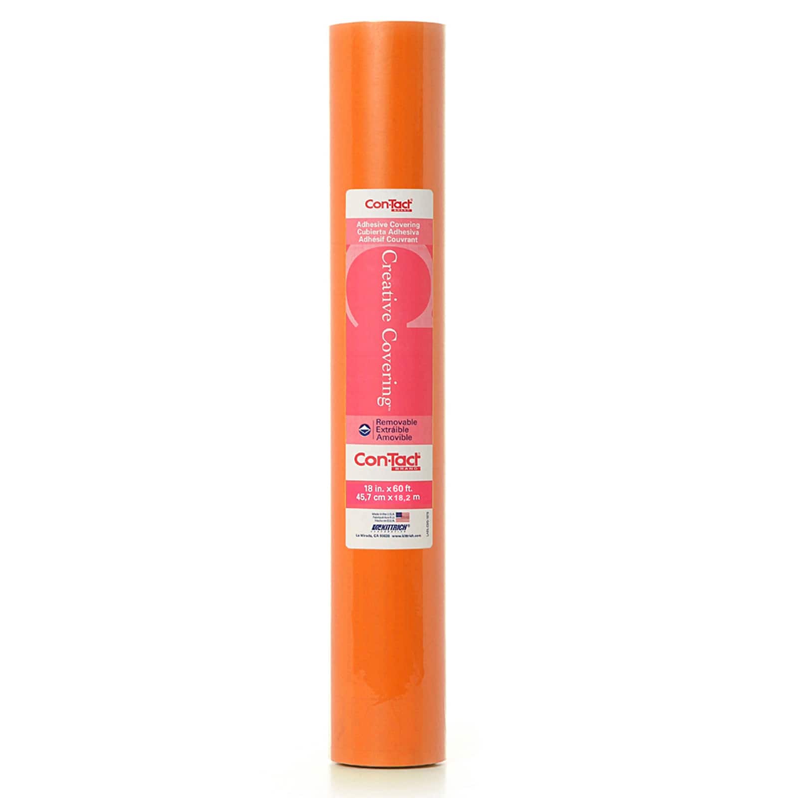 Astrobright Orbit Orange 60# Adhesive Paper, Strip-Tac Plus®, Permanent, 17  x 22, 500 Sheets per Ctn: , Adhesive Paper and Film, Custom  Labels