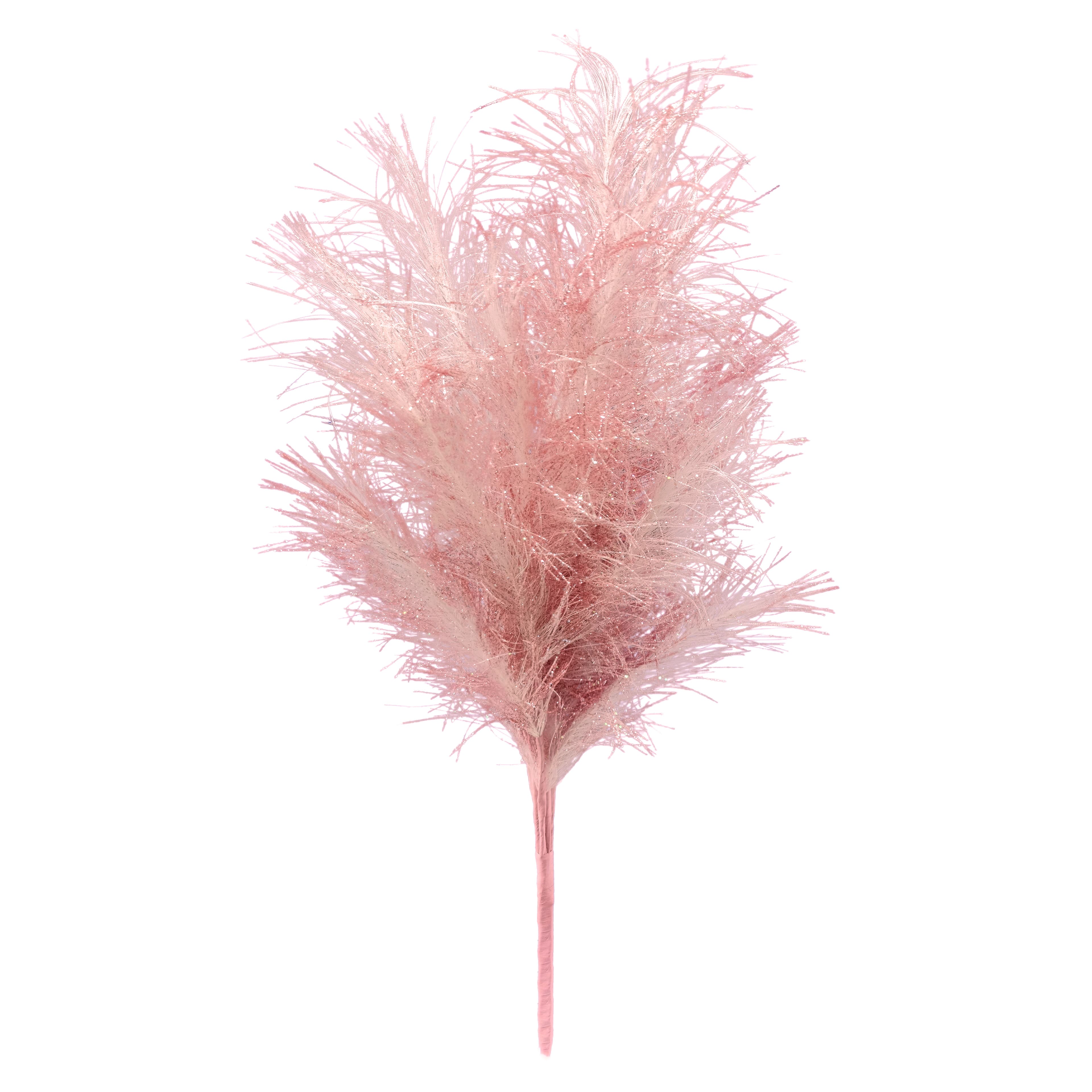 22&#x22; Pink Glitter Pampas Grass Bush by Ashland&#xAE;