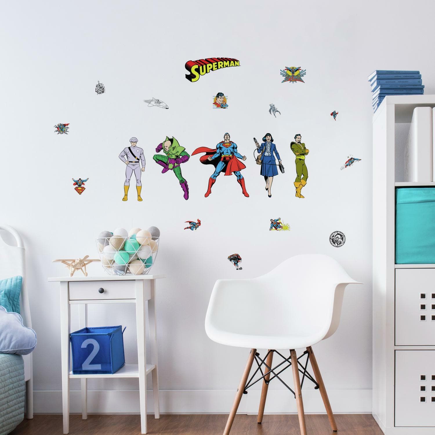 RoomMates Classic Superman Characters Peel & Stick Wall Decals