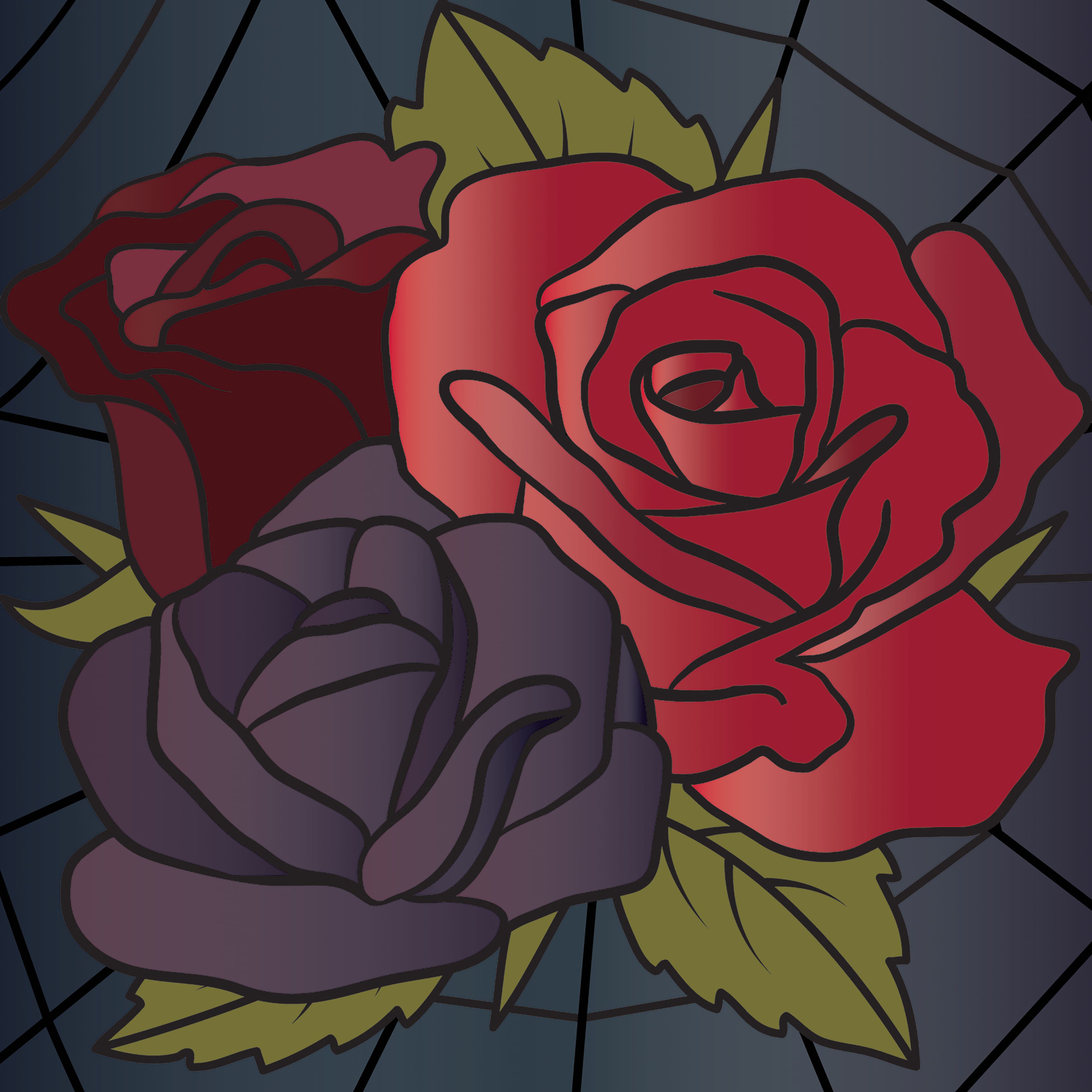 5" x 5" Roses in Web Canvas Painting Kit by Craft Smart®