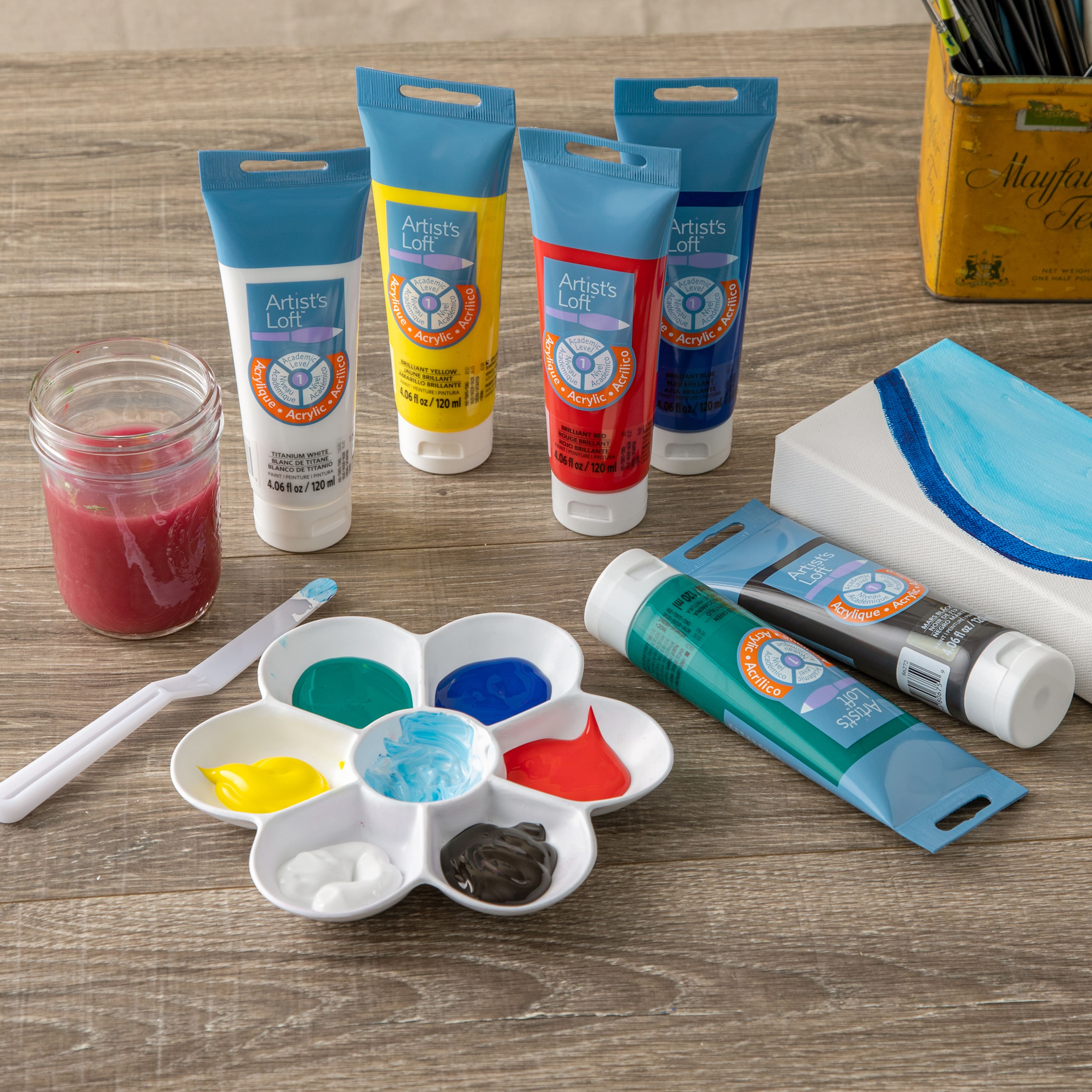 MICHAELS 36 Color Acrylic Paint Value Pack by Artist's Loft™ Necessities™