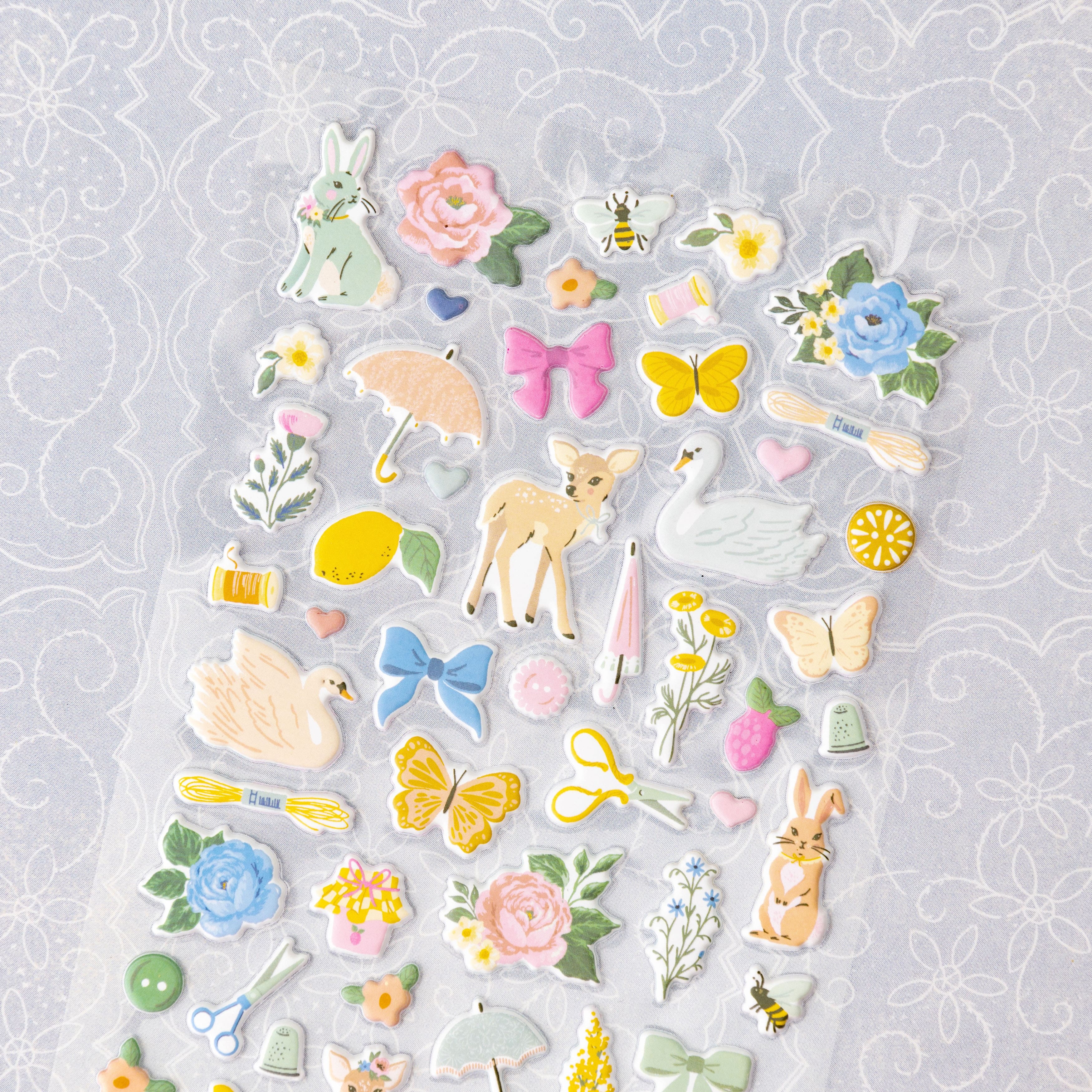 Maggie Holmes Parasol Puffy Stickers