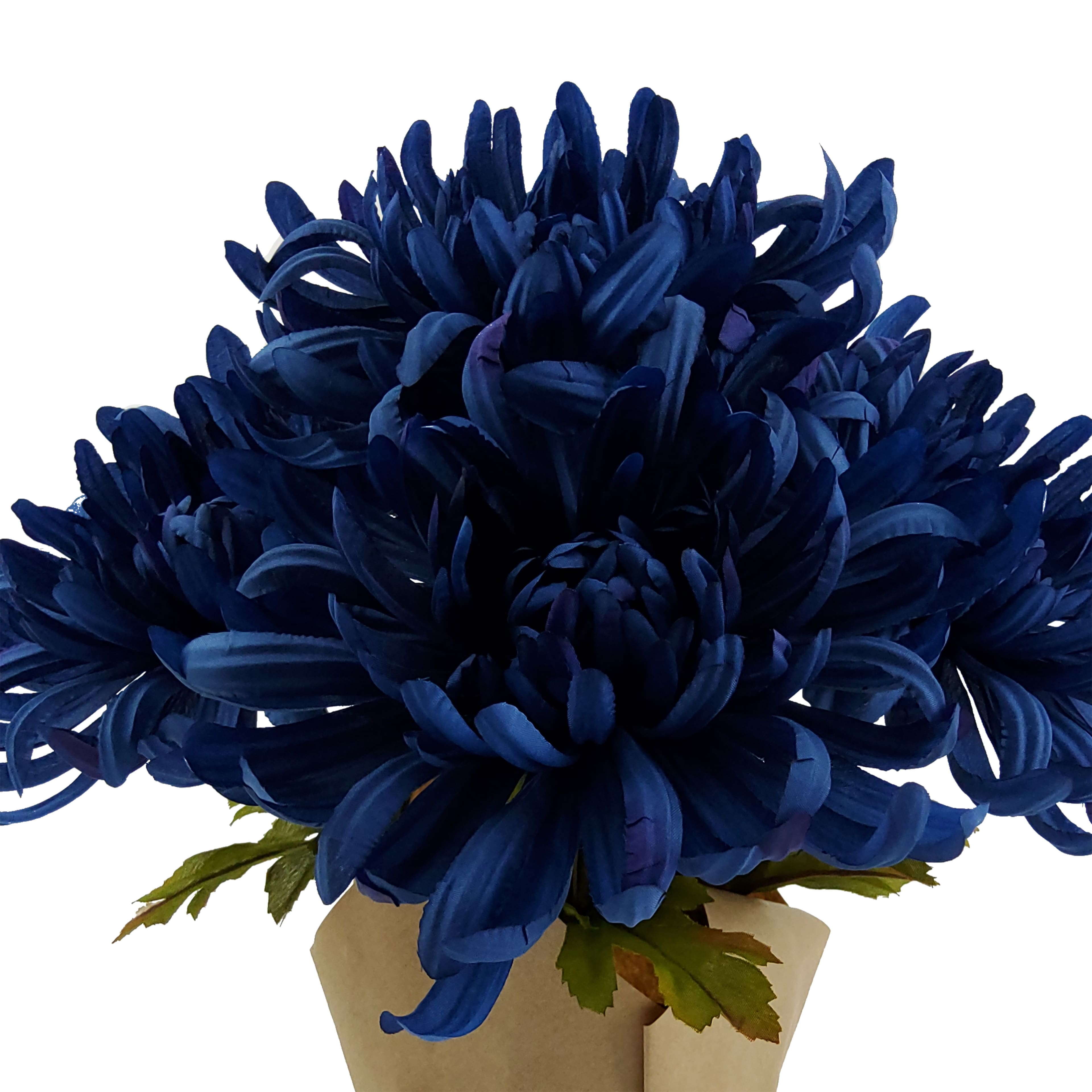 14&#x22; Potted Dark Blue Mum by Ashland&#xAE;