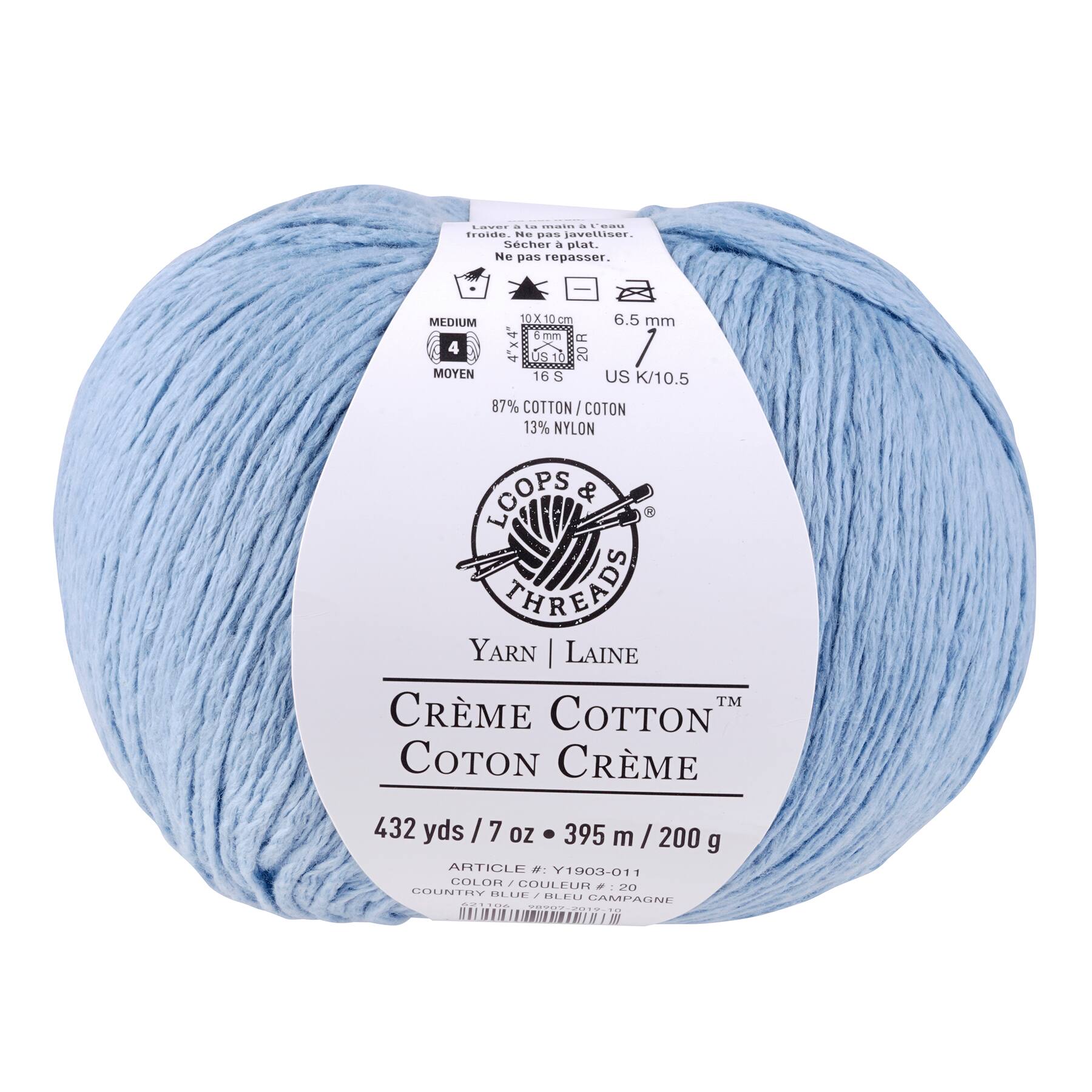 loops and threads yarn creme cotton loops and threads yarn creme cotton