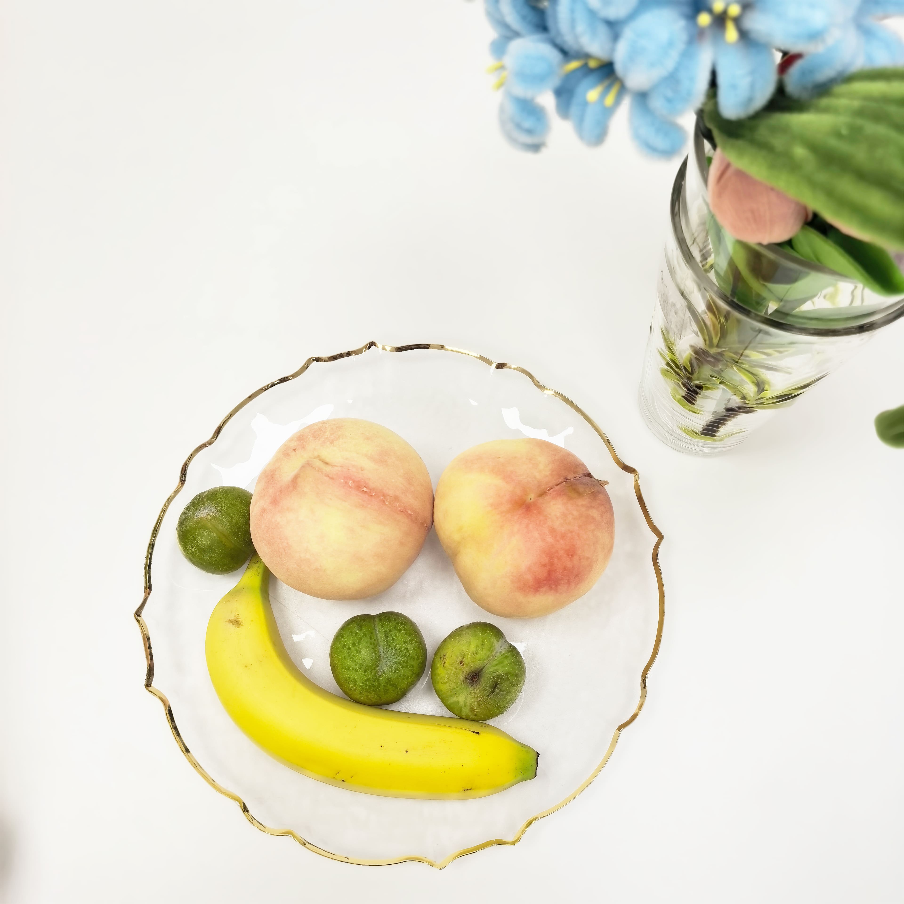 Gold Rim Clear Lunch &#x26; Dinner Plate Set, 40ct. by Celebrate It&#x2122;