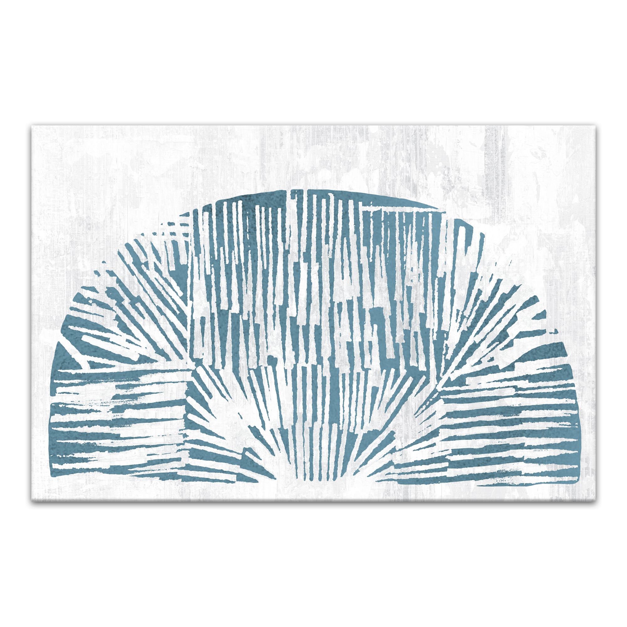 Abstract Shell Shape Canvas Wall Art