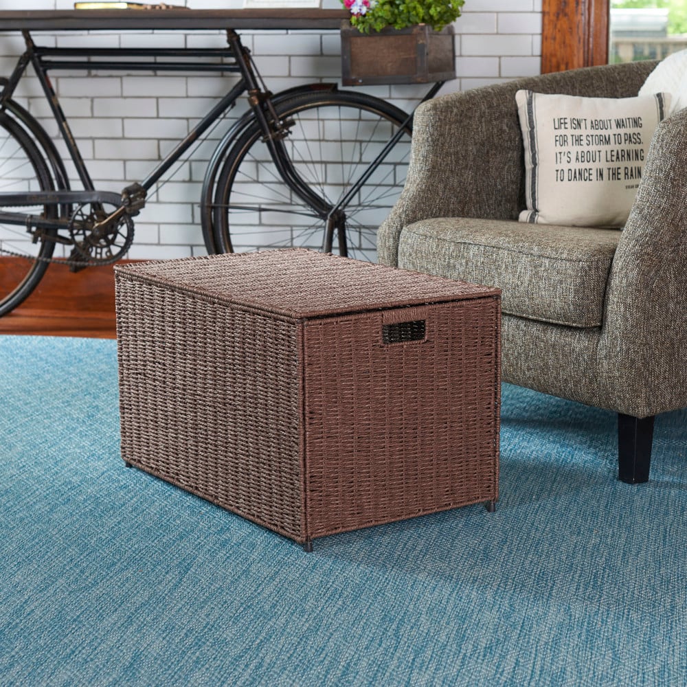 Household Essentials Large Woven Chest