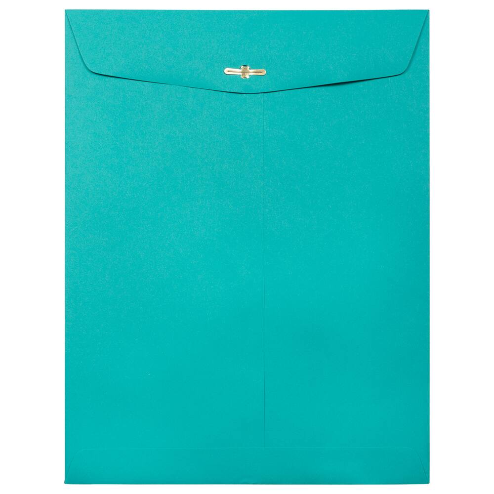 JAM Paper 9&#x22; x 12&#x22; Clasp Closure Colored Envelopes, 25ct.