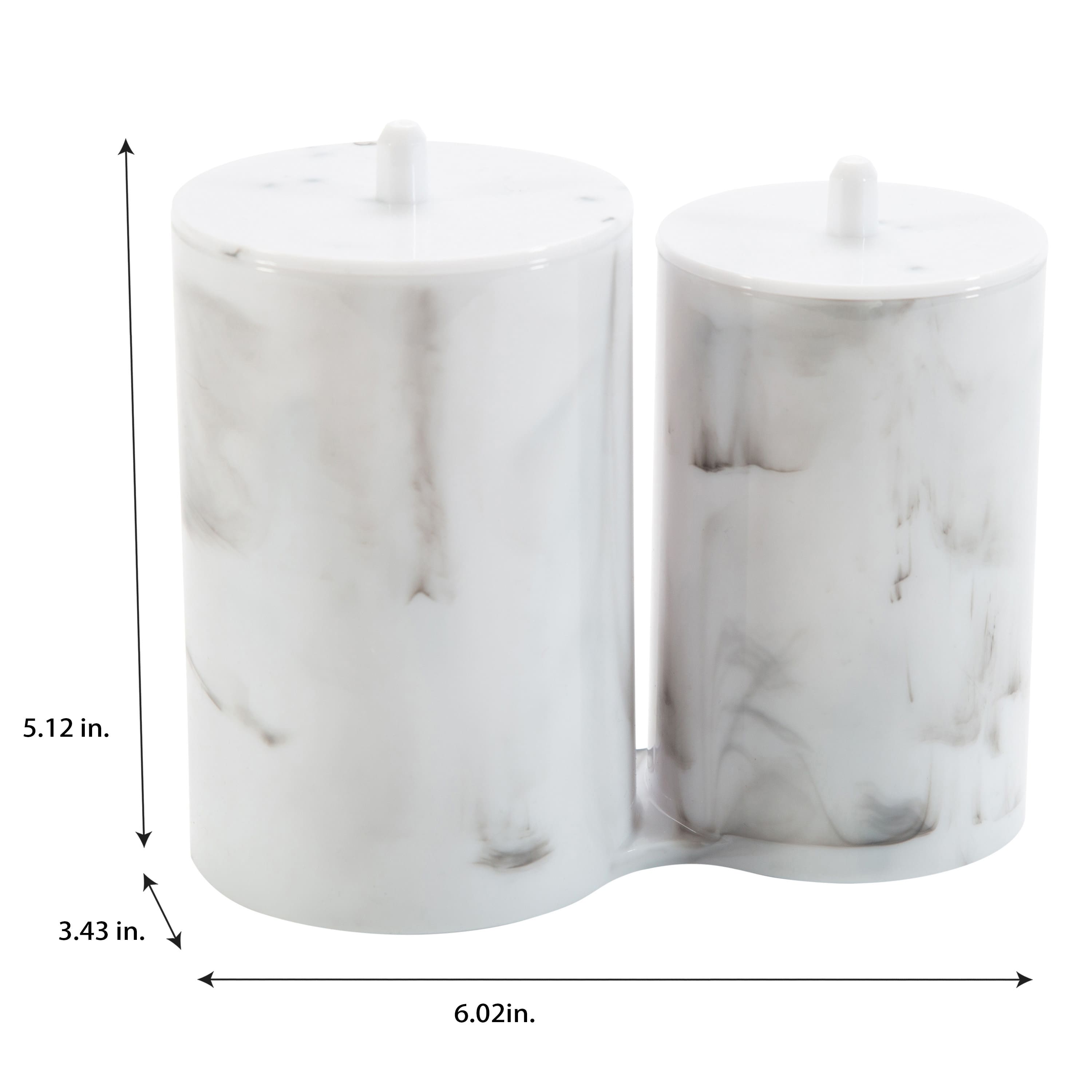 Simplify Q-Tip &#x26; Cotton Marble Holder