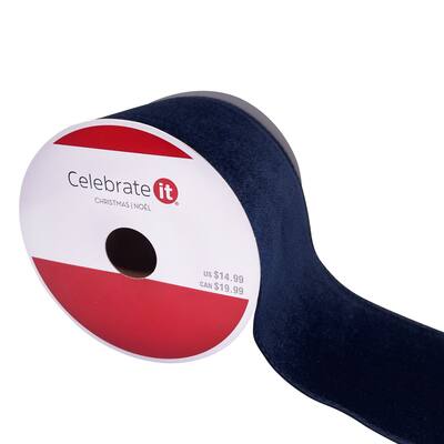 2.5 Red Velvet Wired Ribbon by Celebrate It | 2.5 x 25ft | Michaels