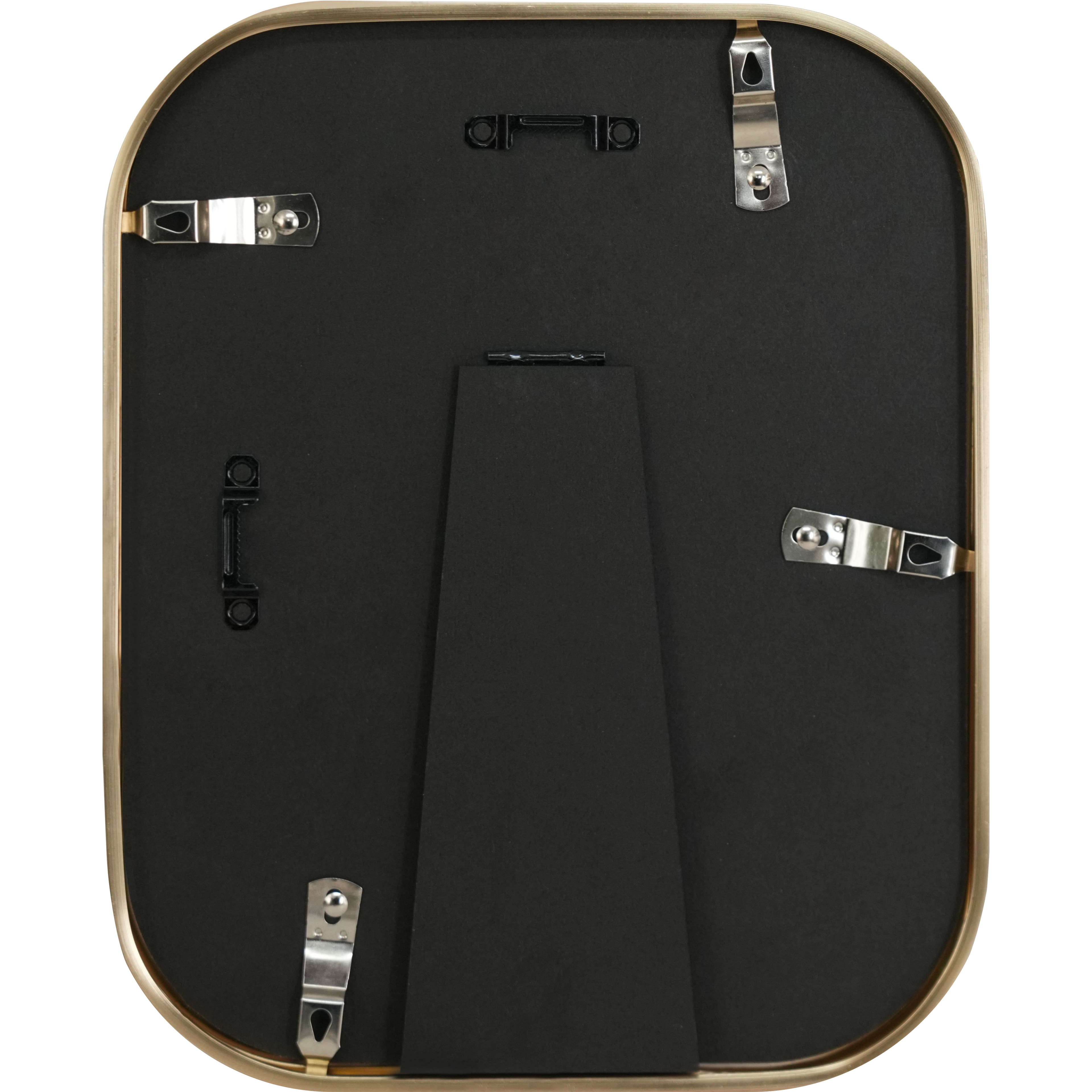 Expressions&#x2122; Gold Round Corner Aluminum Frame with Mat by Studio Decor&#xAE;