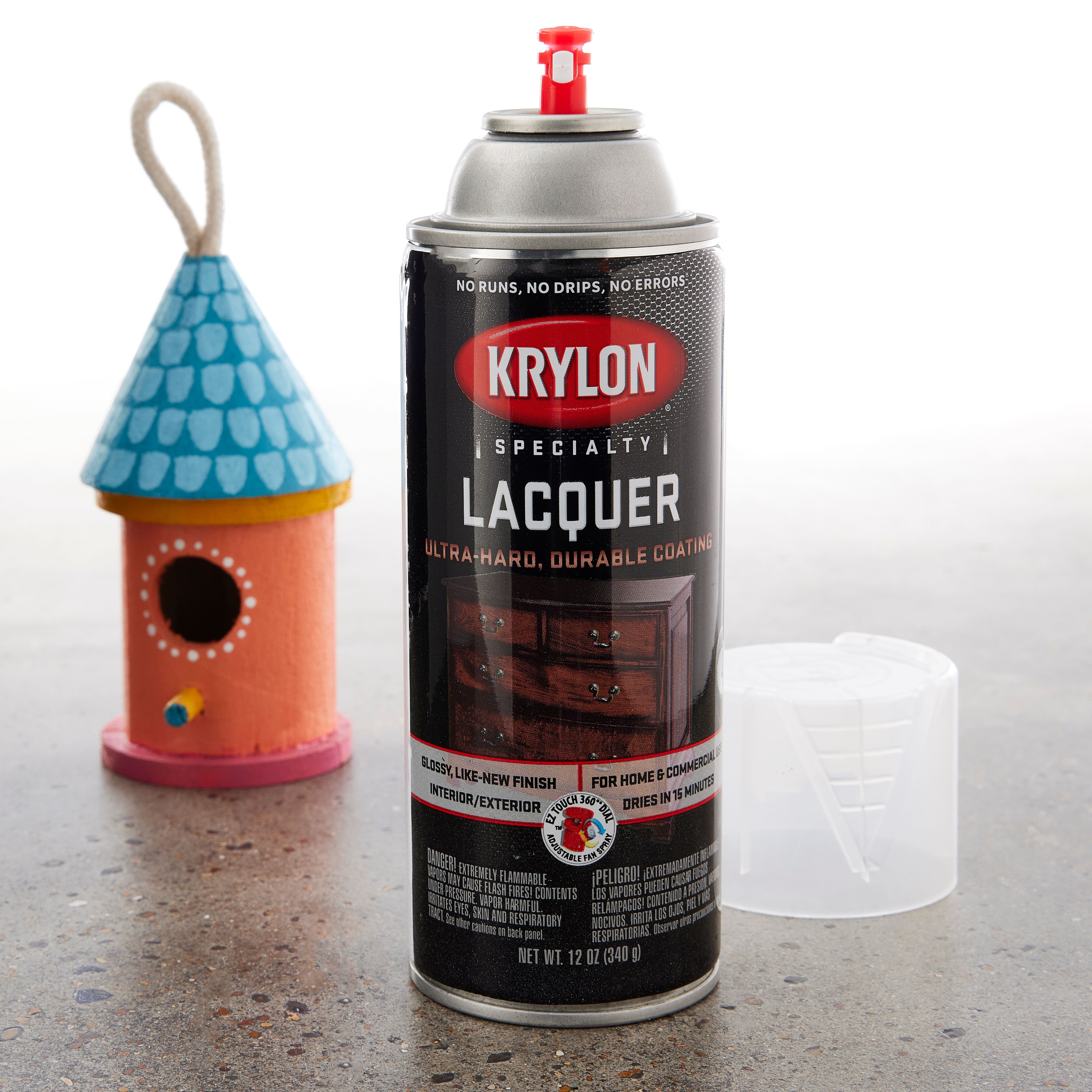 Krylon&#xAE; Lacquer Spray Clear Gloss