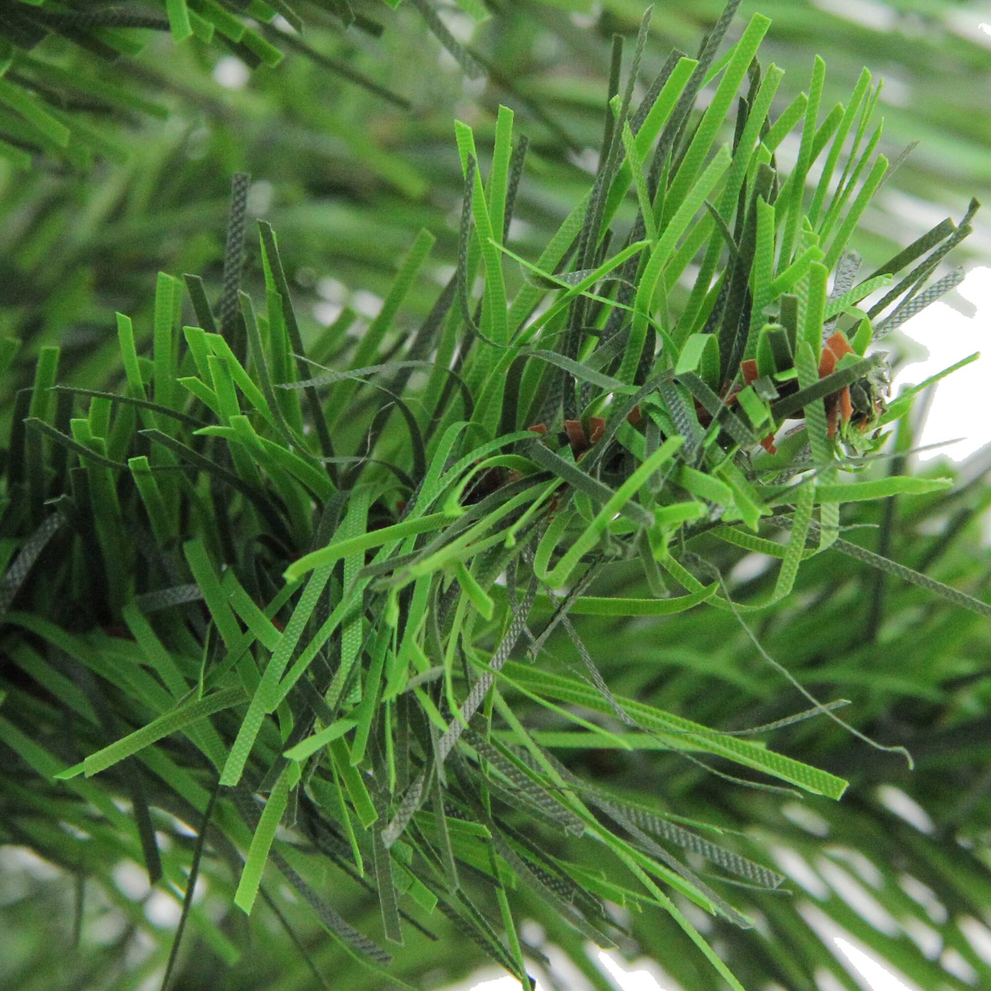 18" Unlit Mini Pine Artificial Christmas Tree in Faux Wood Base