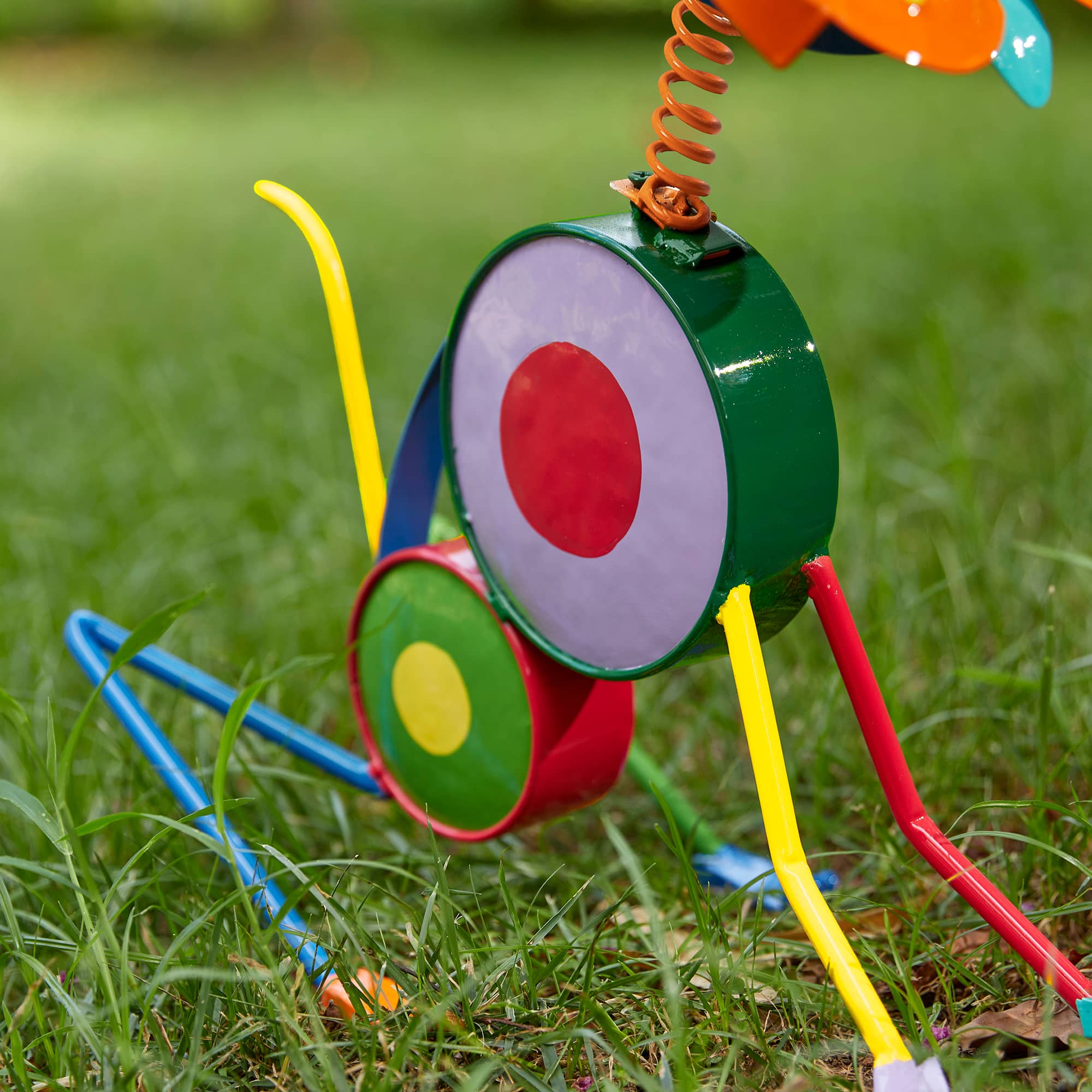 Glitzhome&#xAE; 17&#x22; Metal Novelty Puppy Garden Statue