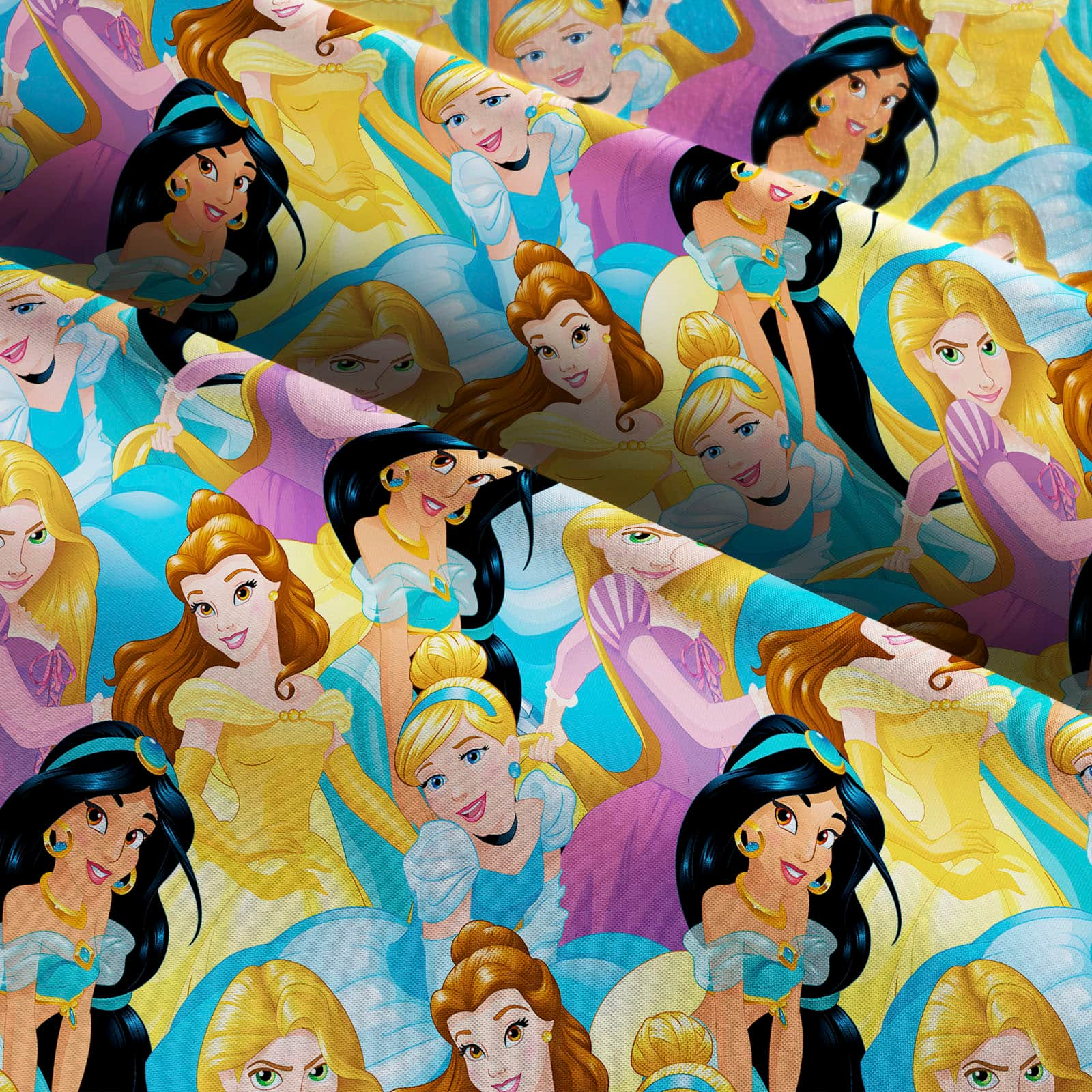 Disney&#xAE; Princess Packed Cotton Fabric