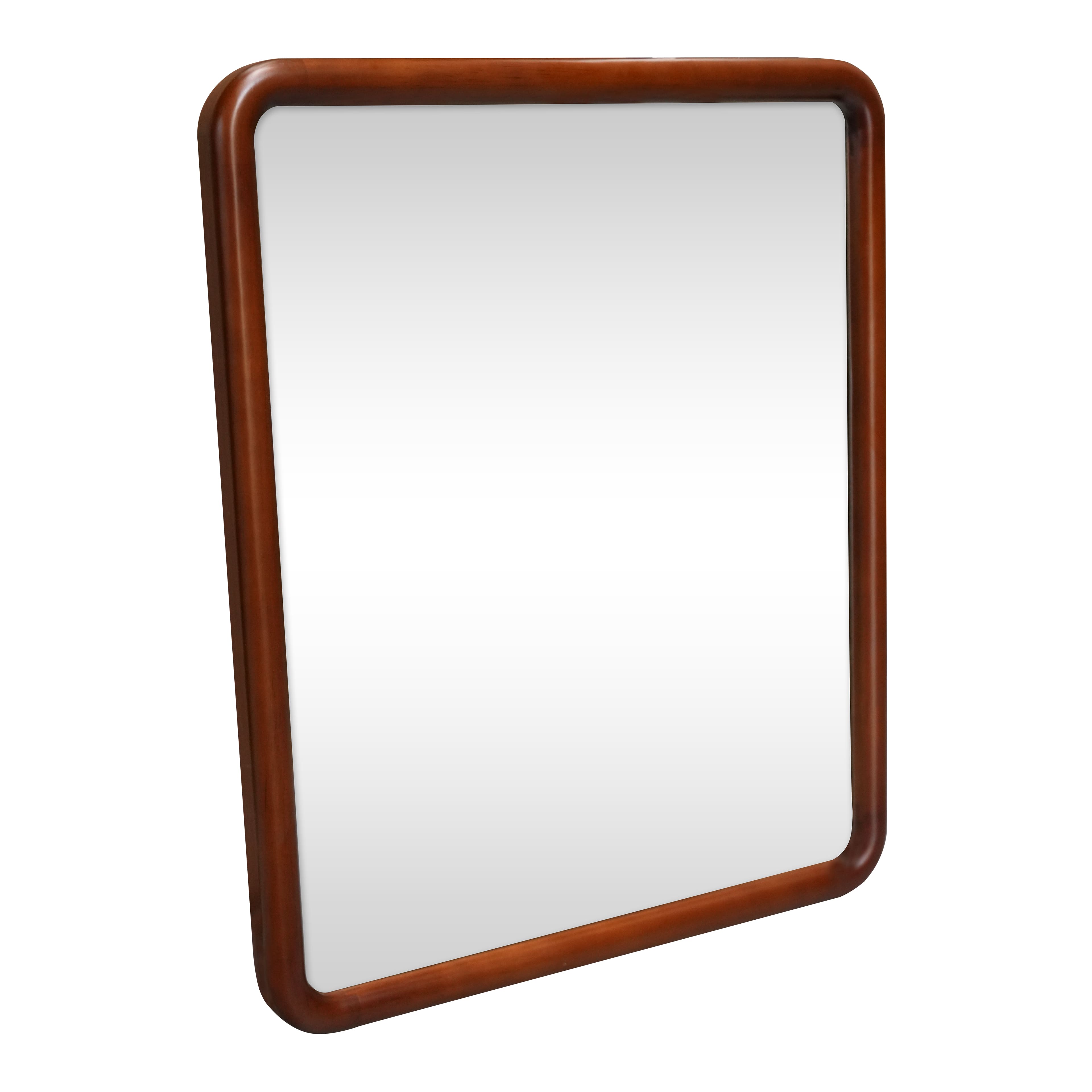 18" x 21" Rounded Corner Wood Decorative Mirror by Ashland®