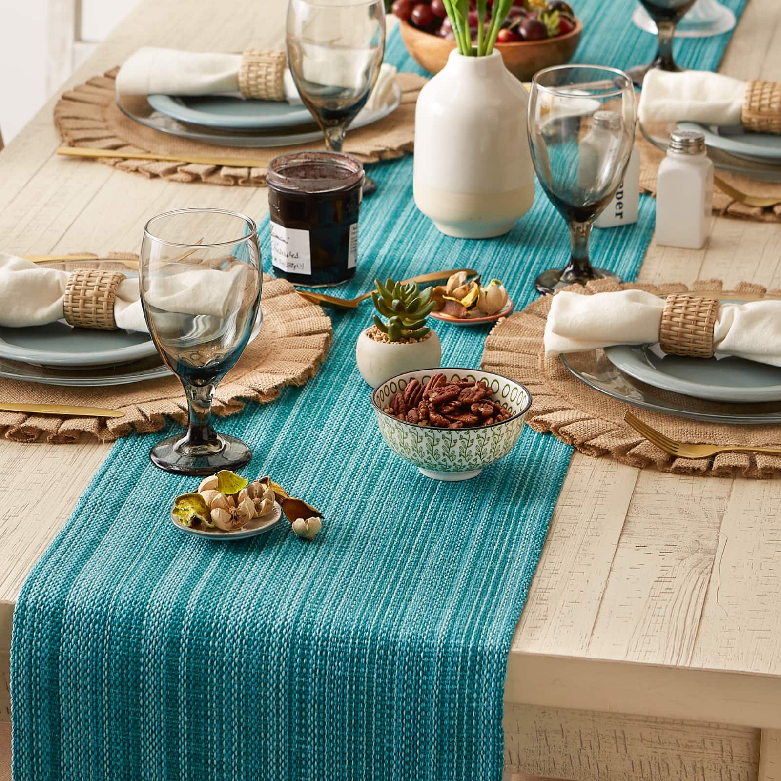 DII&#xAE; 108&#x22; Variegated Fringe Table Runner