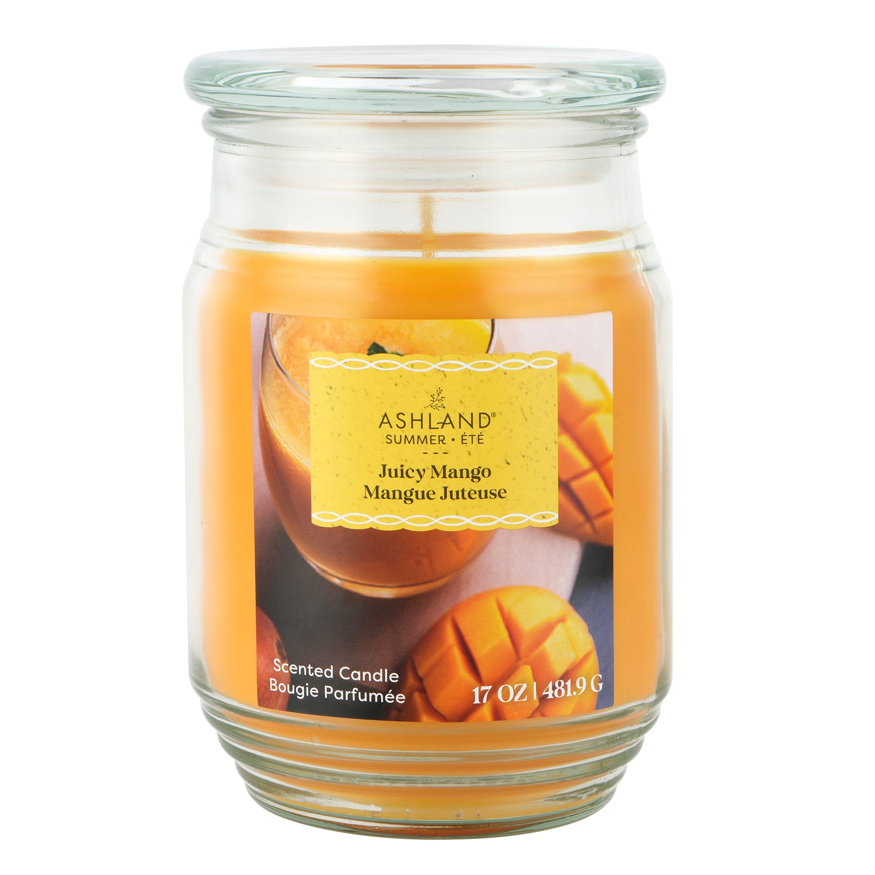 17oz. Juicy Mango Scented Candle by Ashland&#xAE;