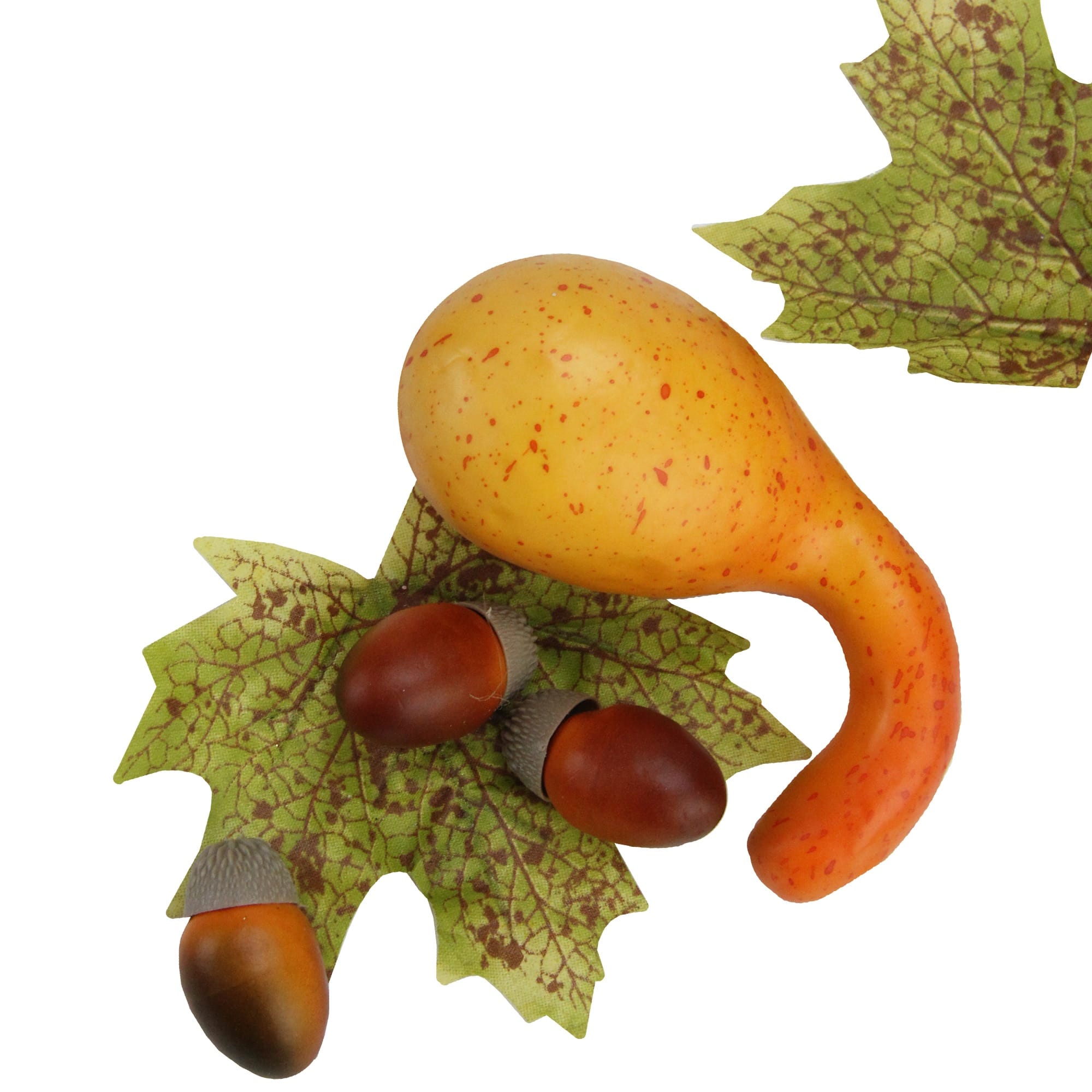 Autumn Harvest Pumpkin, Gourd, Acorn &#x26; Leaf Decoration Set