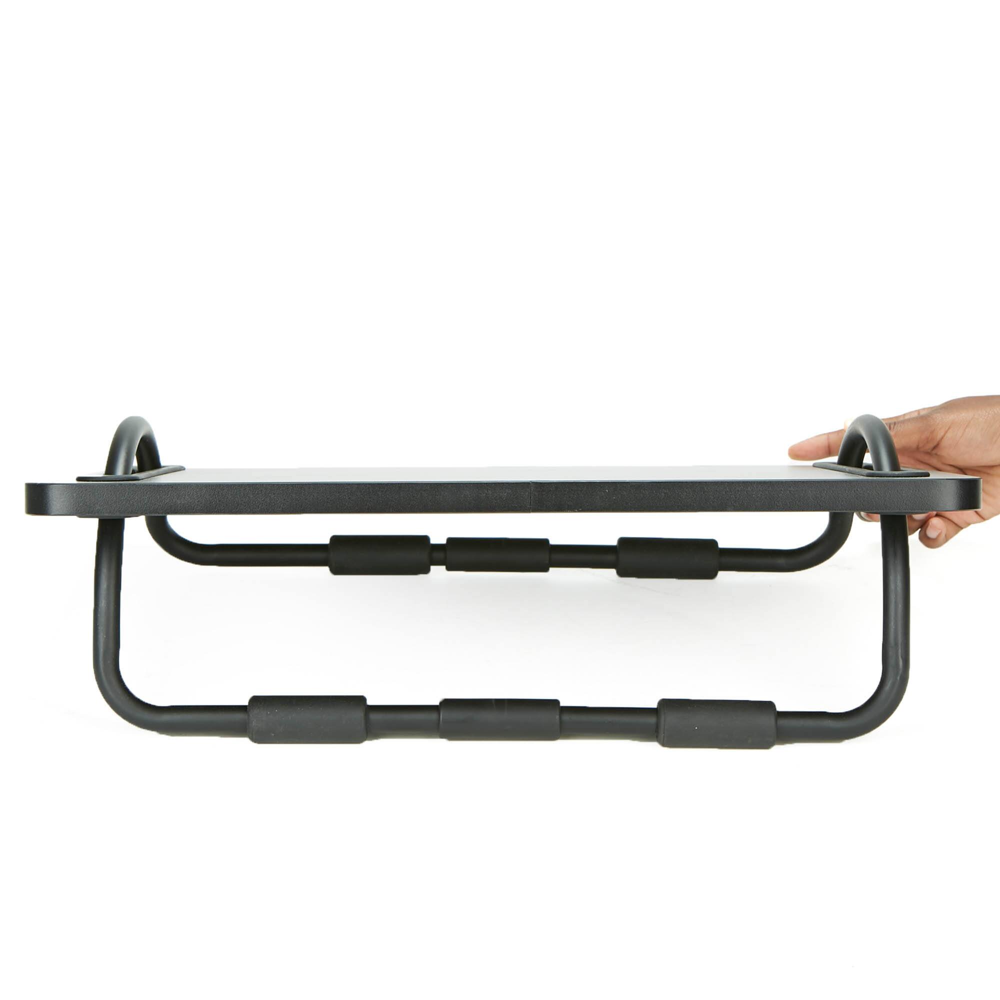 Mind Reader Black Tilting Ergonomic Foot Rest