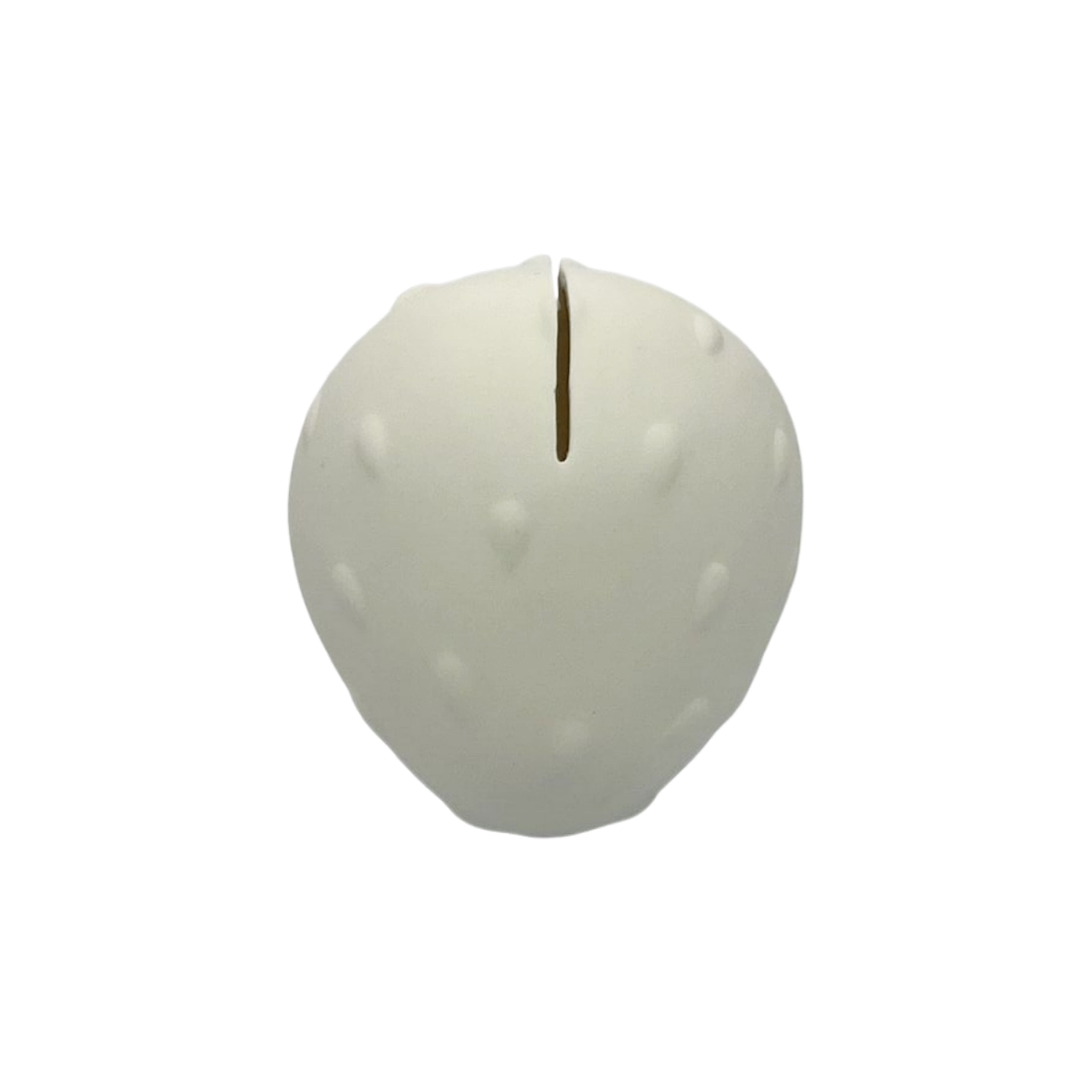 3&#x22; Strawberry Photo Holder DIY Ceramic D&#xE9;cor by Make Market&#xAE;