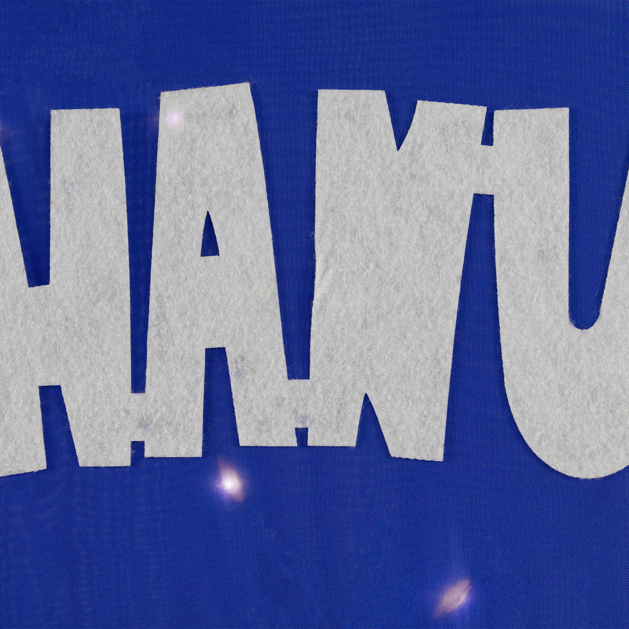 LED Lighted Polar Bear "Happy Hanukkah" Sign Outdoor Christmas Decoration - 30"