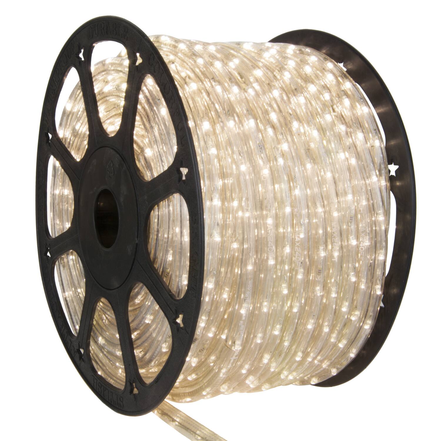 288ft. Warm White LED Commercial Grade Outdoor Christmas Rope Lights