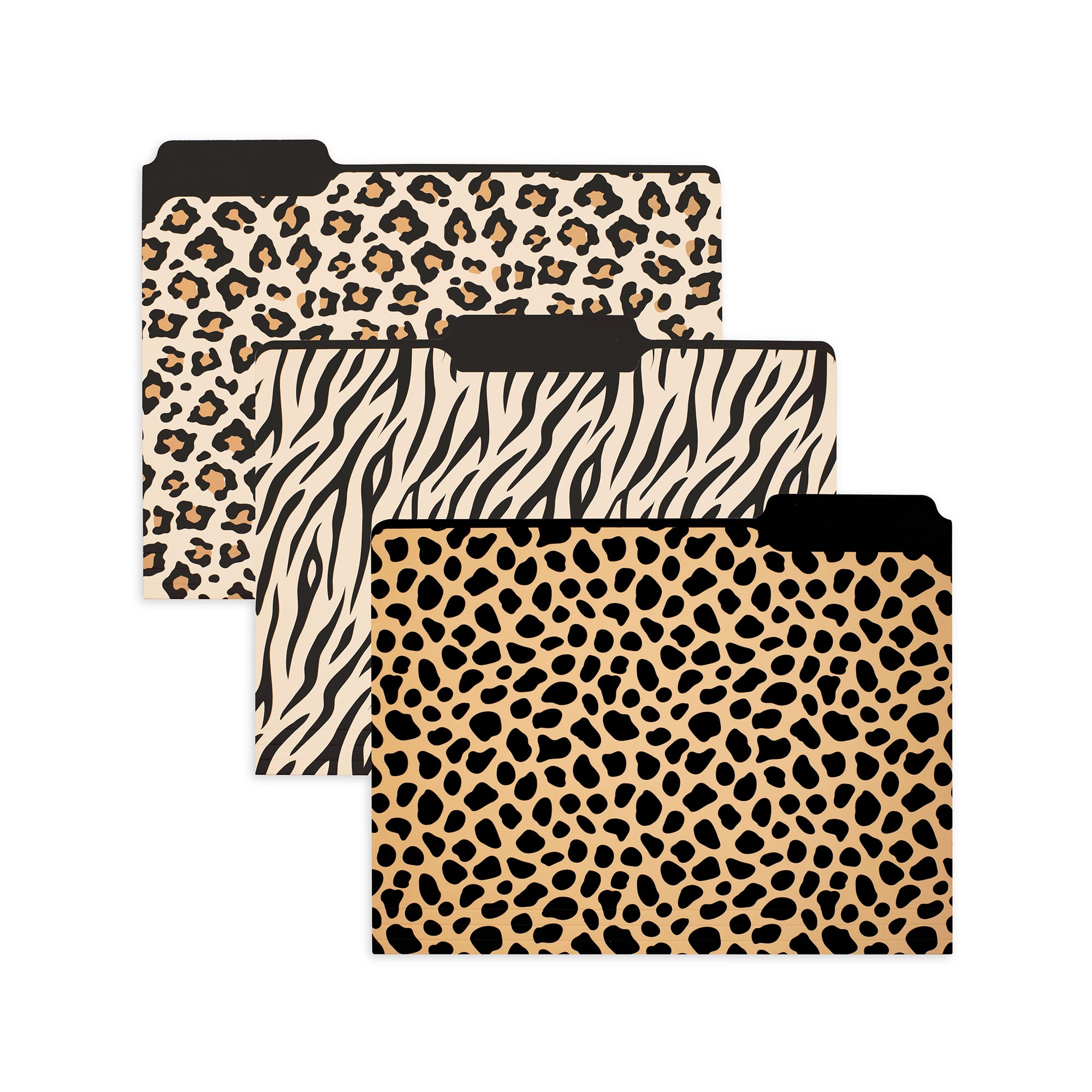 Steel Mill & Co.® Leopard File Folders, 9ct.