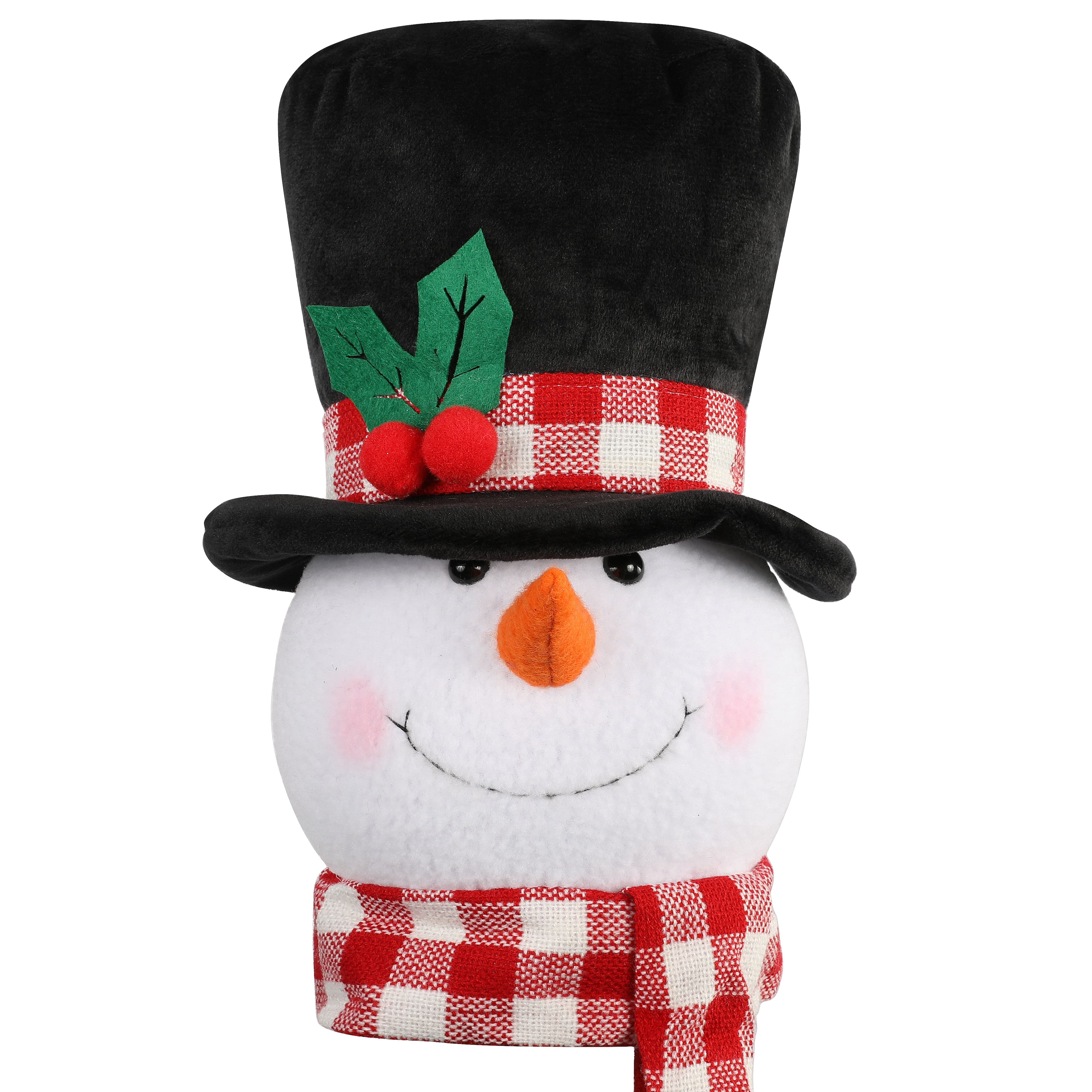 11&#x22; Snowman Head Lighted Tree Topper by Ashland&#xAE;
