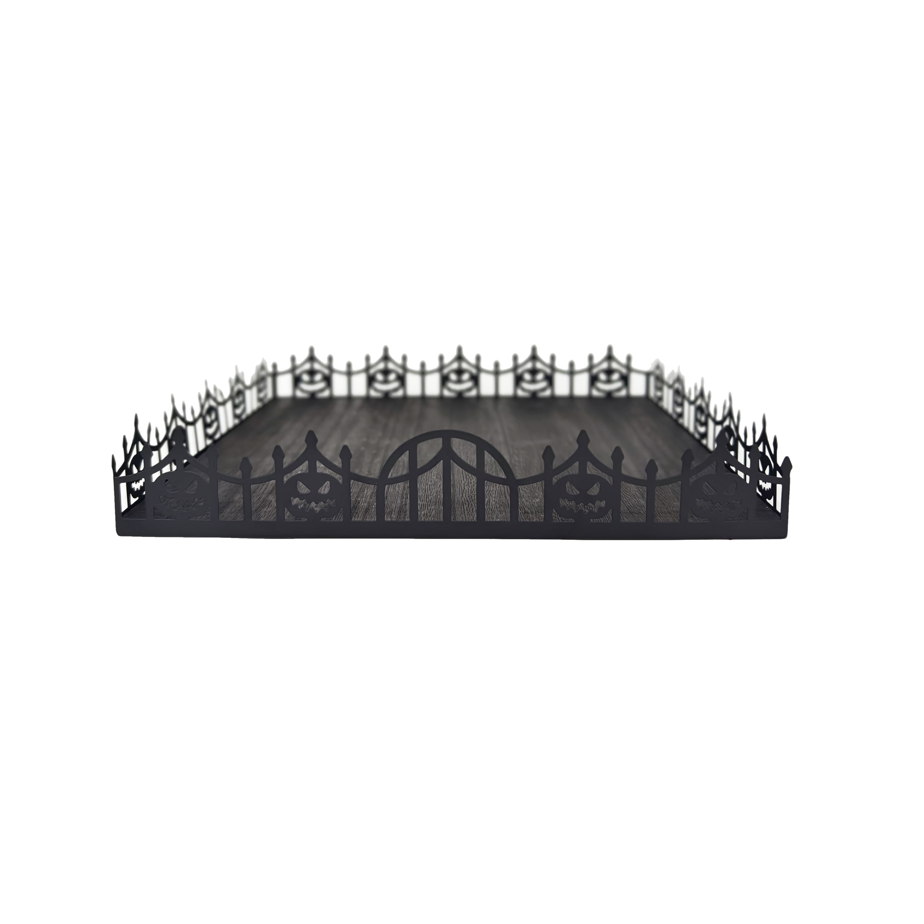 12&#x22; x 12&#x22; Black Square Decorative Tray by Ashland&#xAE;