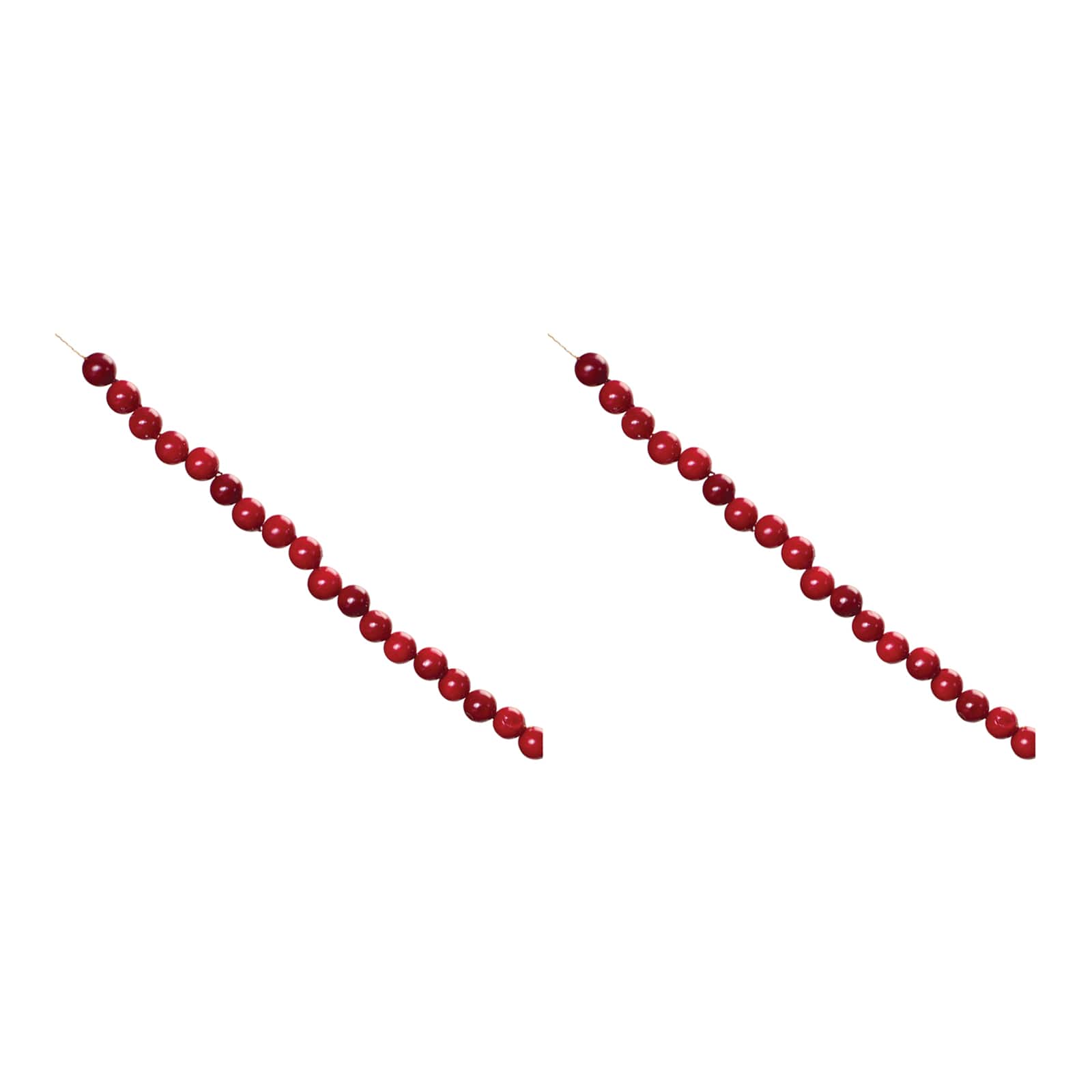 6ft. Cranberry String Garlands, 2ct.