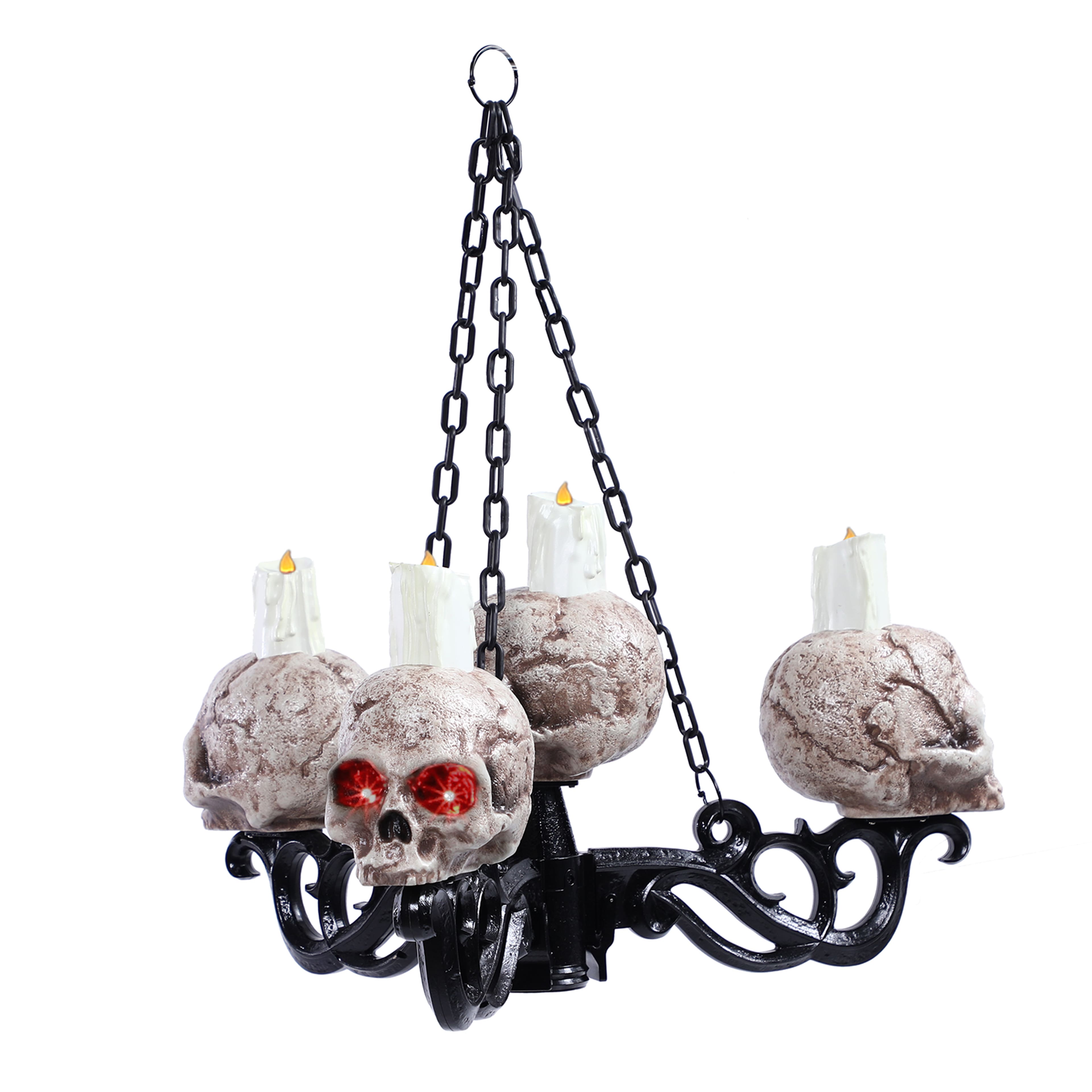3-In-1 Lighted Skull Candelabra by Ashland®