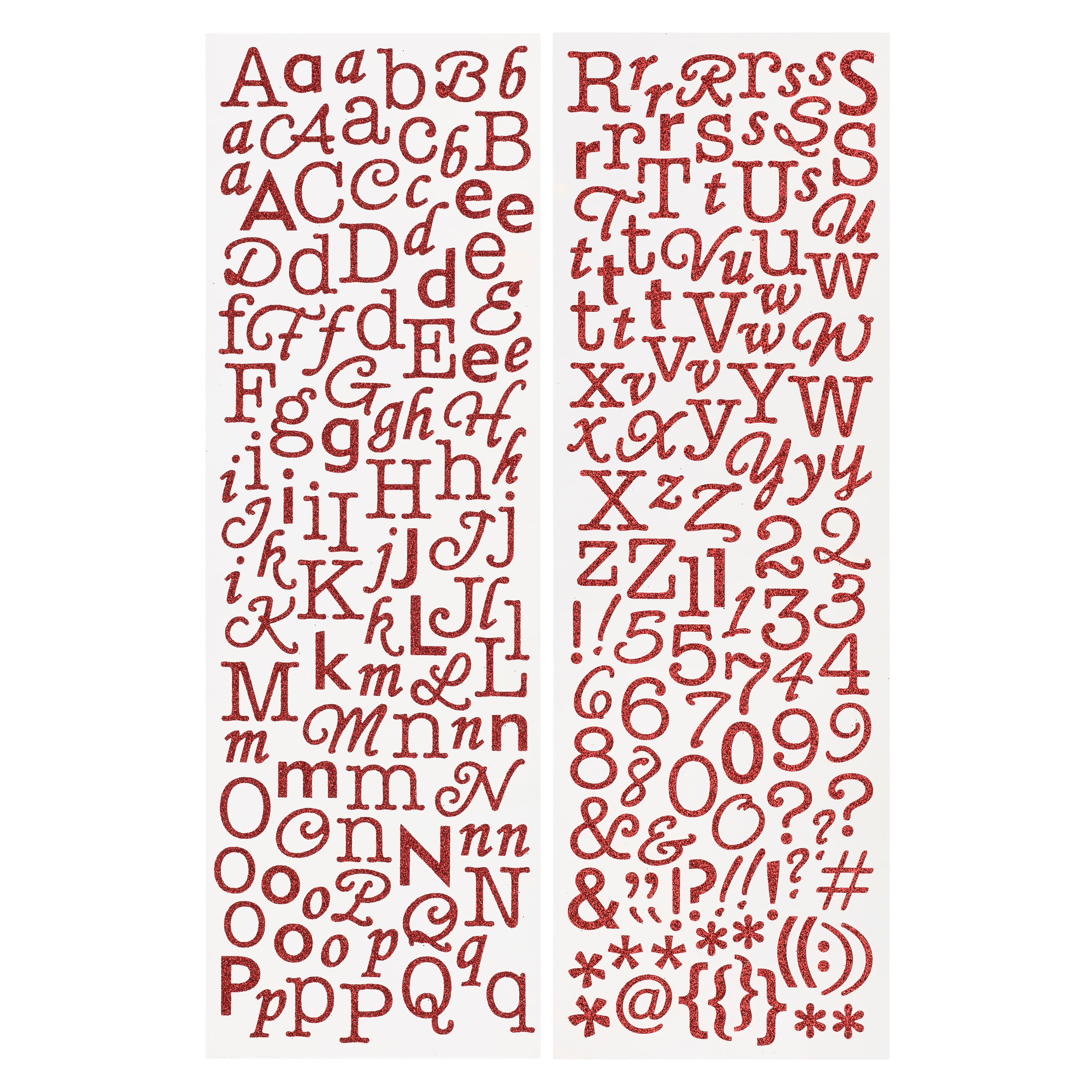 Glitter Alphabet Stickers by Recollections™ | Michaels