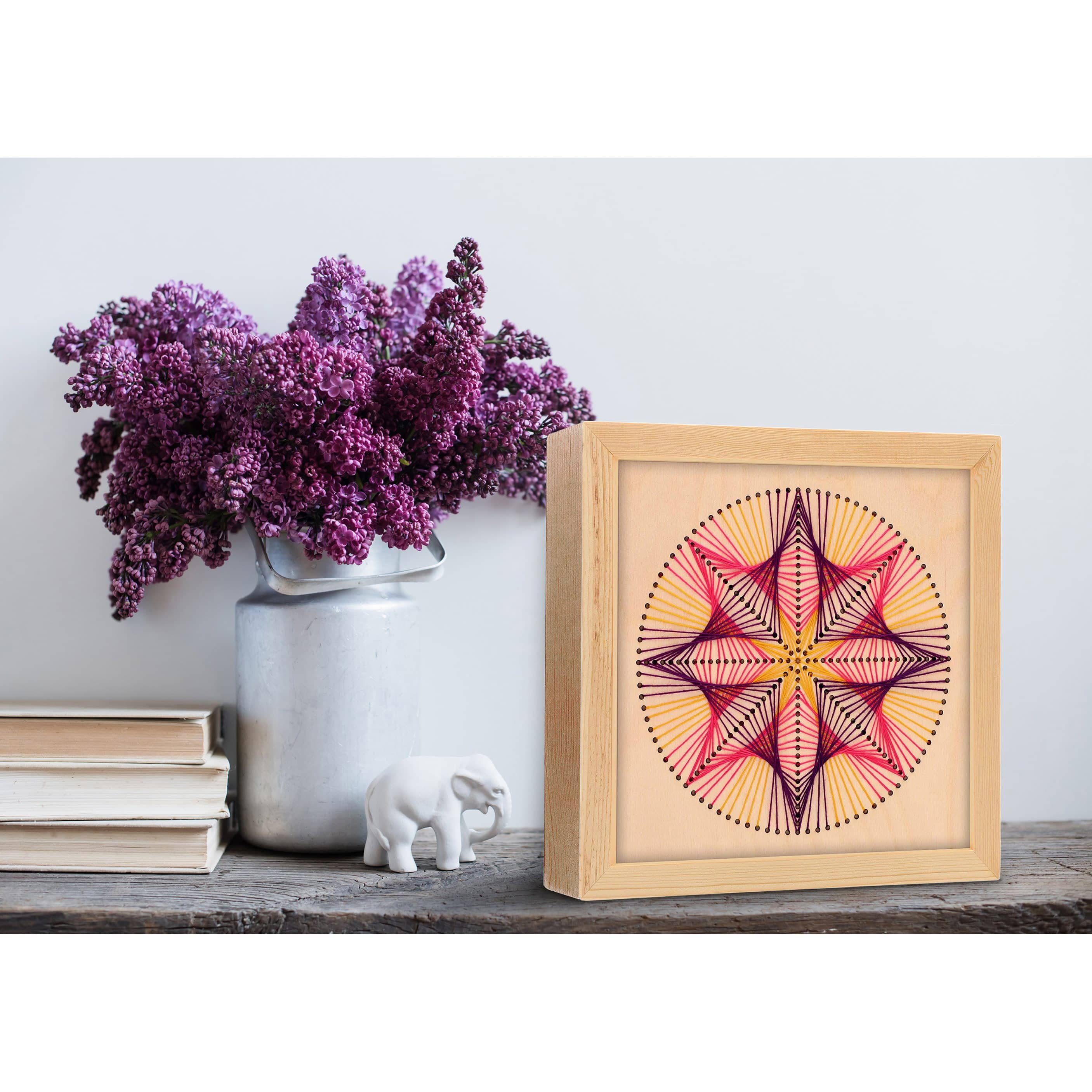 Leisure Arts® Circle Stitched String Art Shadow Box Kit