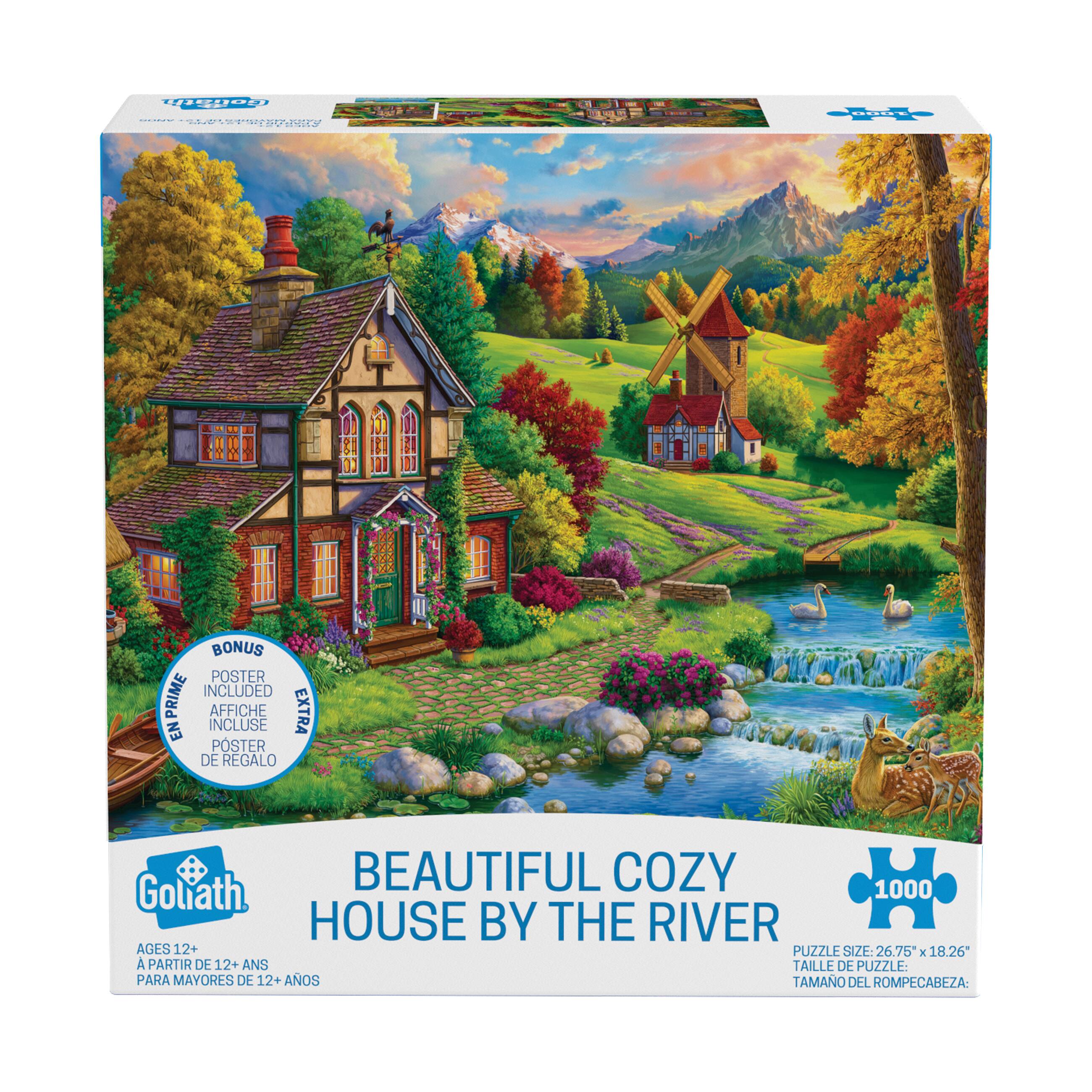 Beautiful Cozy House by the River: 1000 Pcs