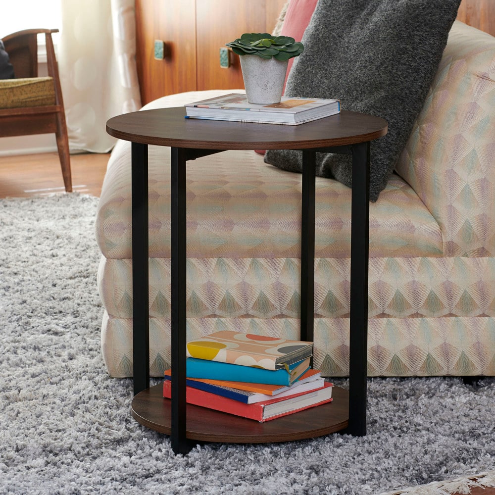 Household Essentials Jamestown 24" Round End Table