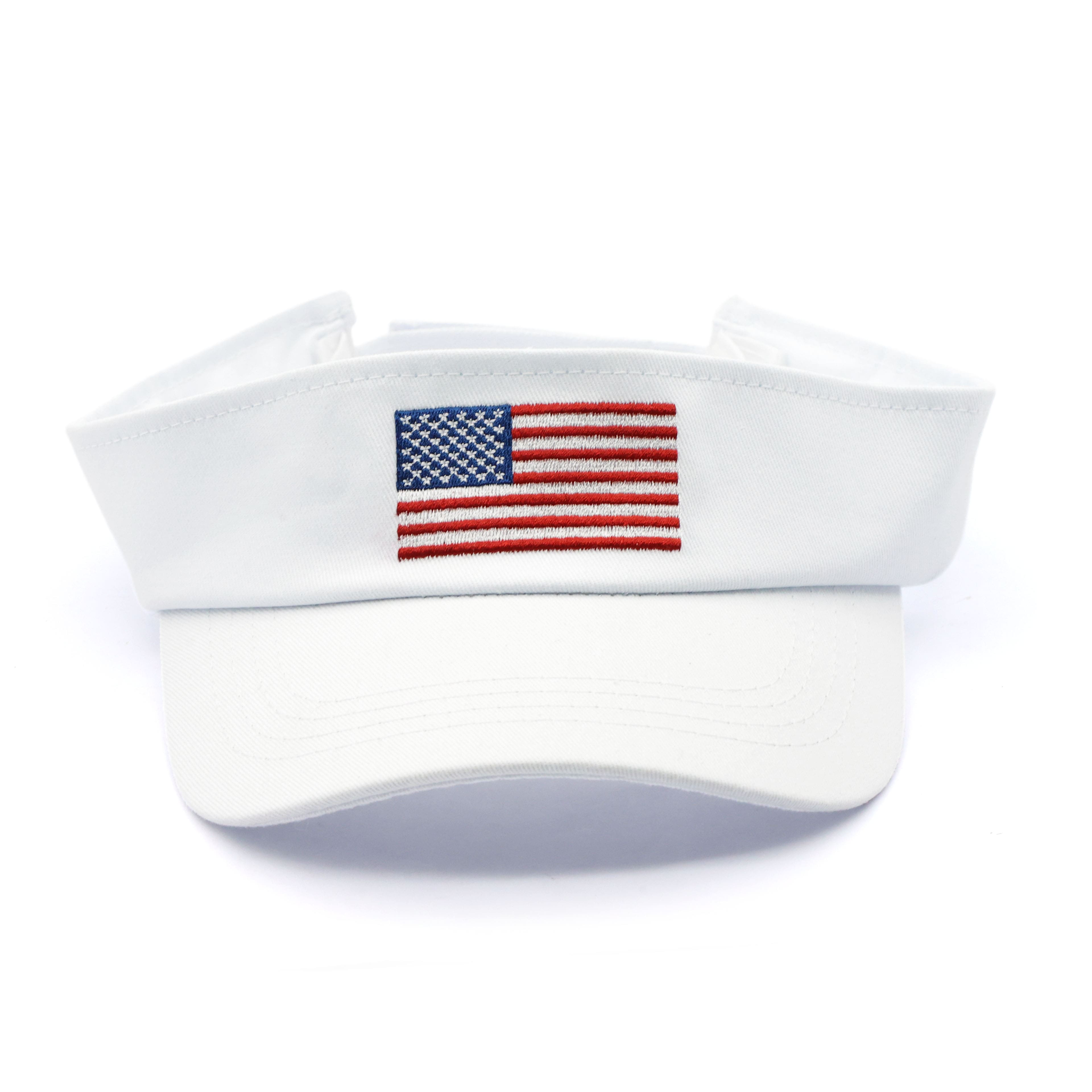 Red, White &#x26; Blue USA Flag Sun Visor by Celebrate It&#x2122;