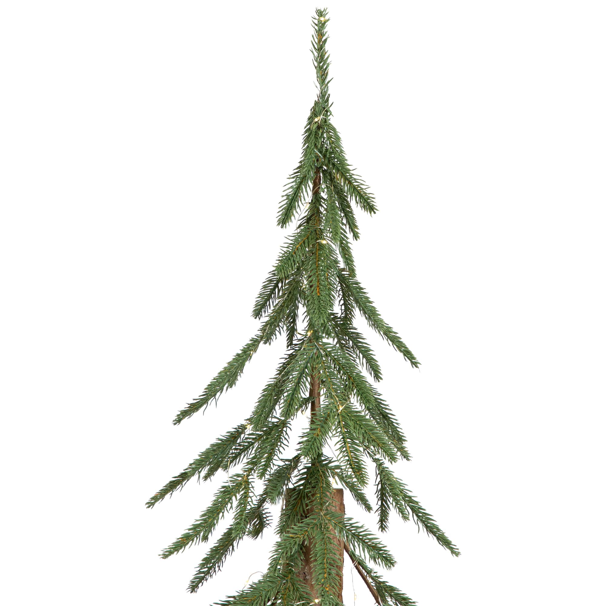 4ft. Pre-Lit Alpine Artificial Christmas Tree, Clear LED Lights