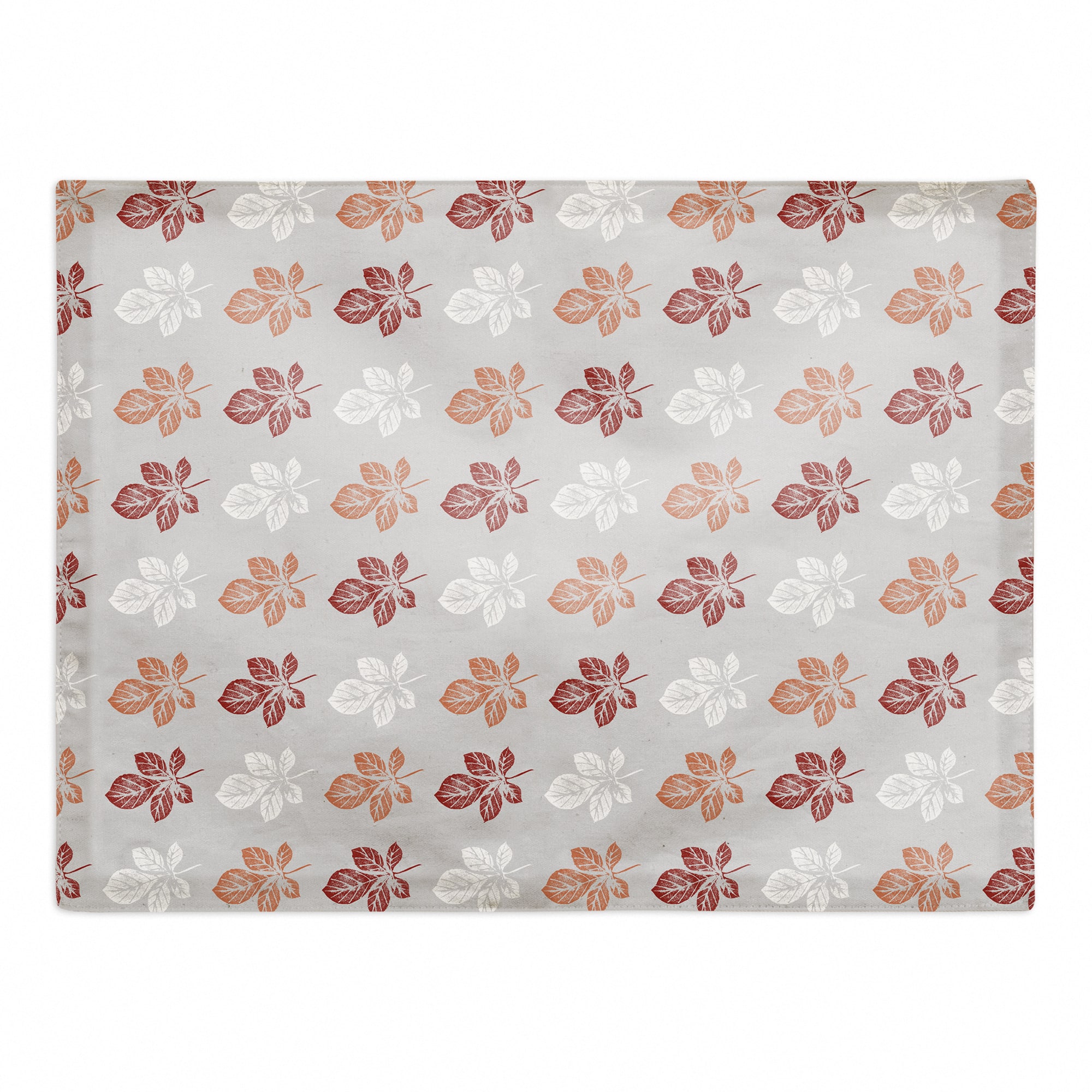 Stamp Leaf Cotton Twill Placemat