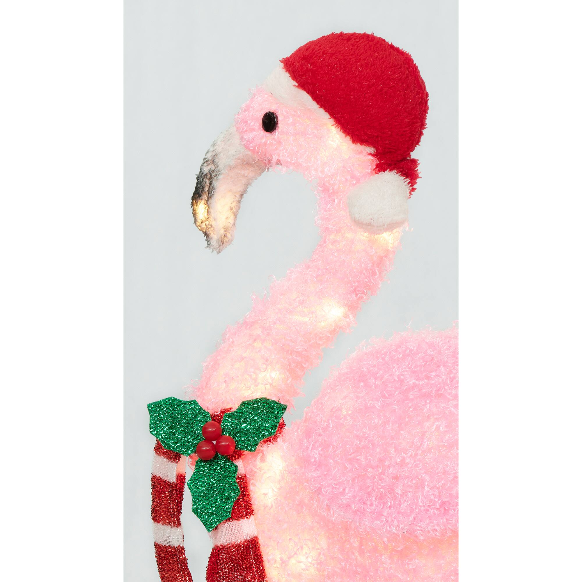 2.5ft. Plush Flamingo Sculpture