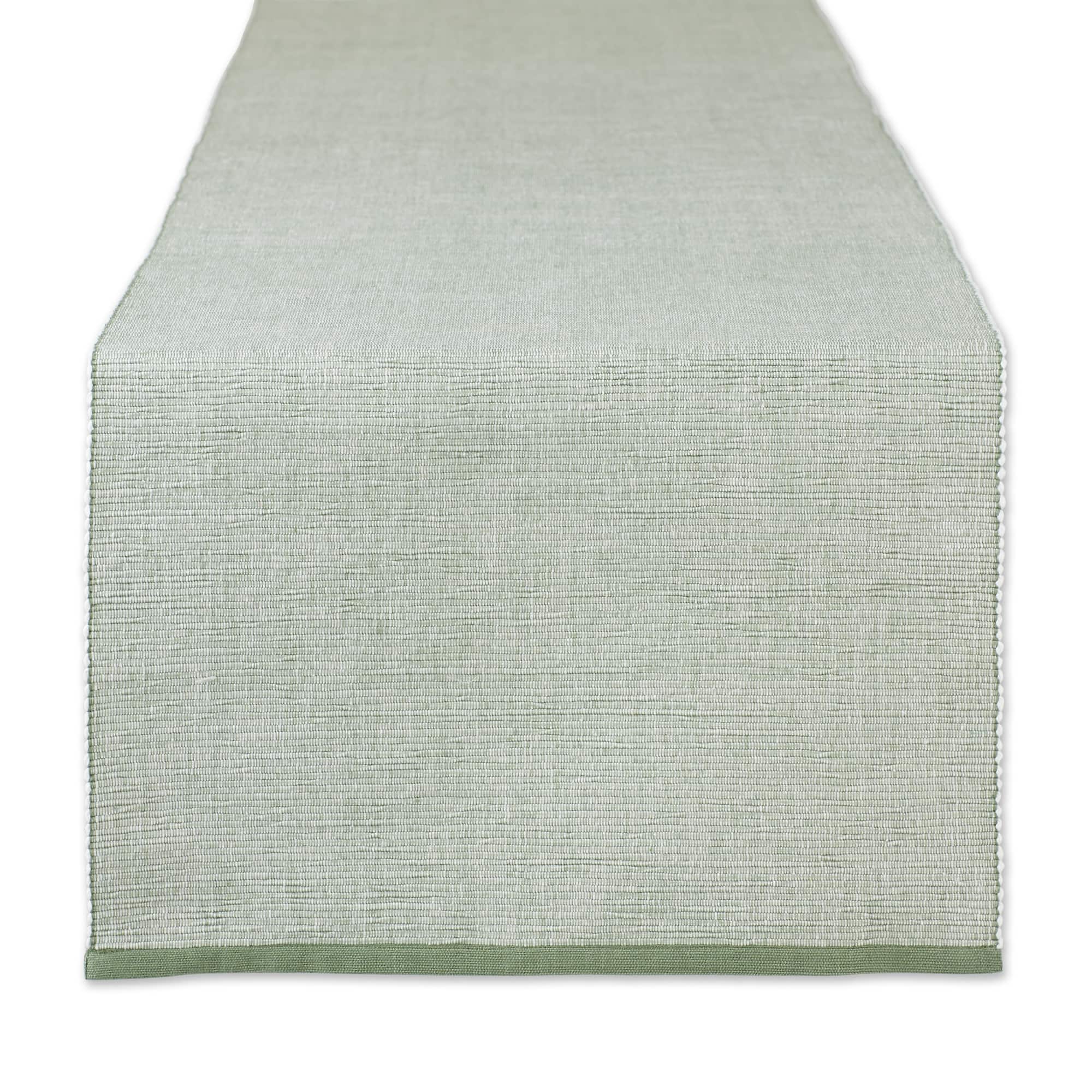 DII® 72" Chambray Ribbed Cotton Table Runner