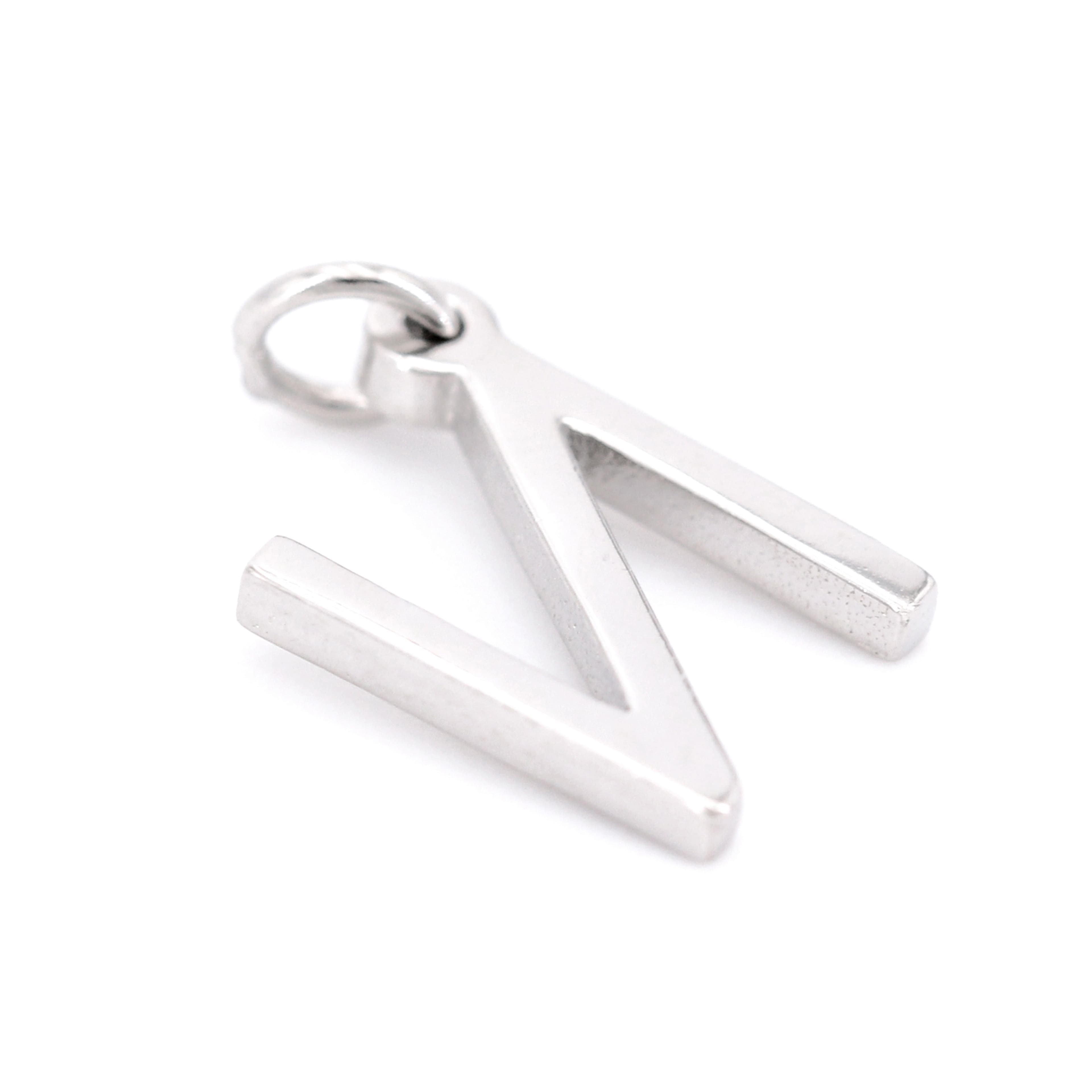 12 Pack: Sterling Silver Alphabet Charm by Bead Landing™