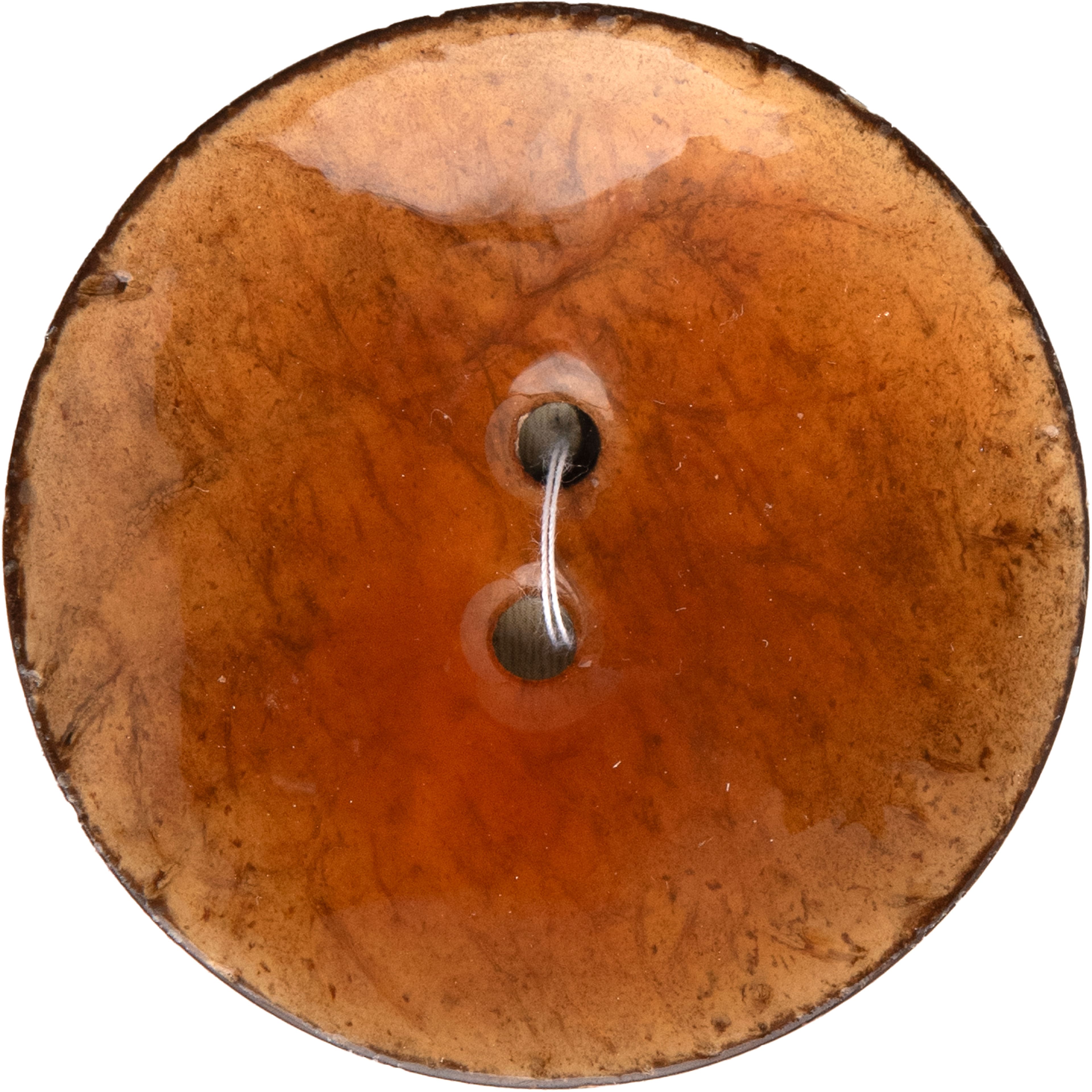 Organic Elements 2.5&#x22; Coconut Button with Epoxy Finish