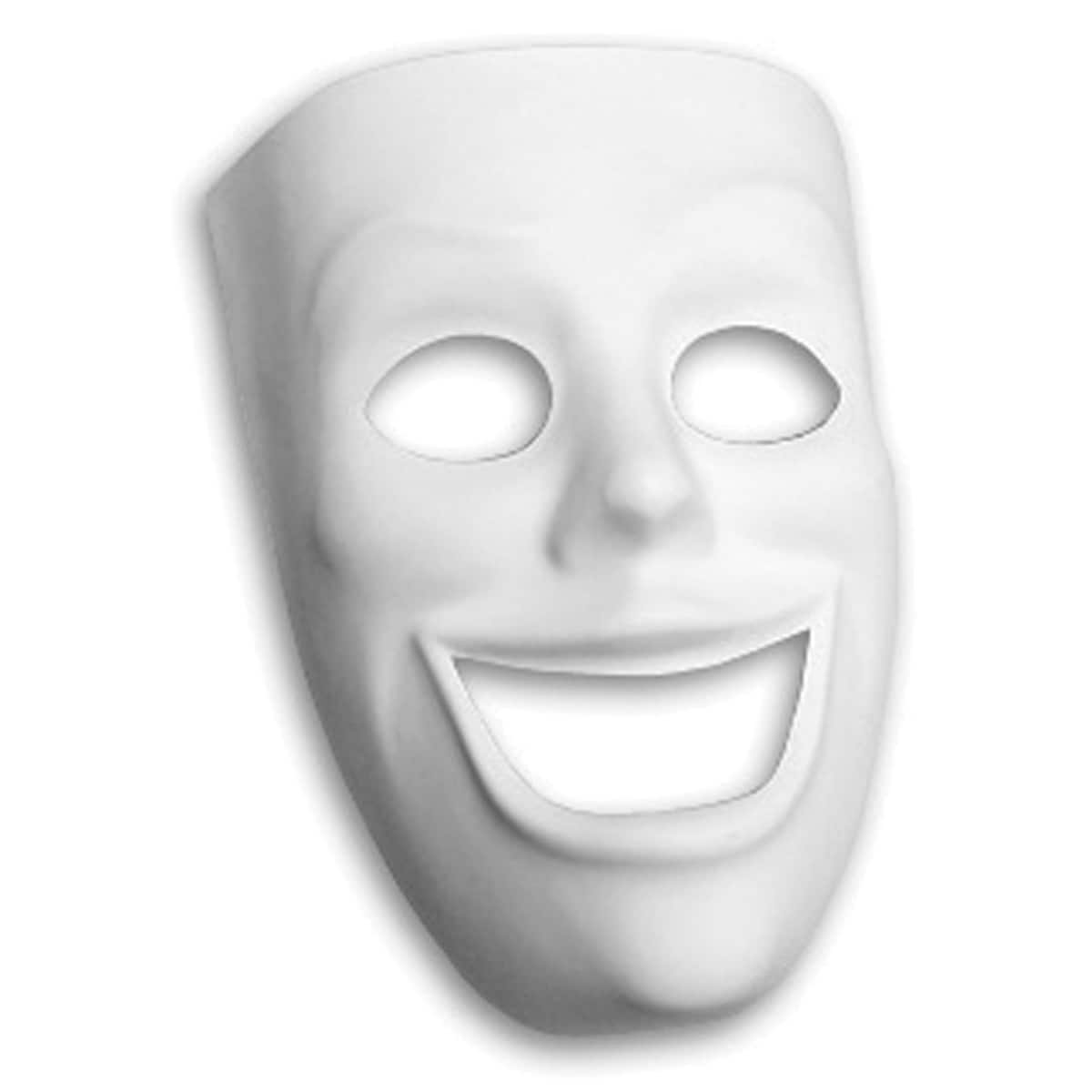 Mask-It™ White Tragedy Mask