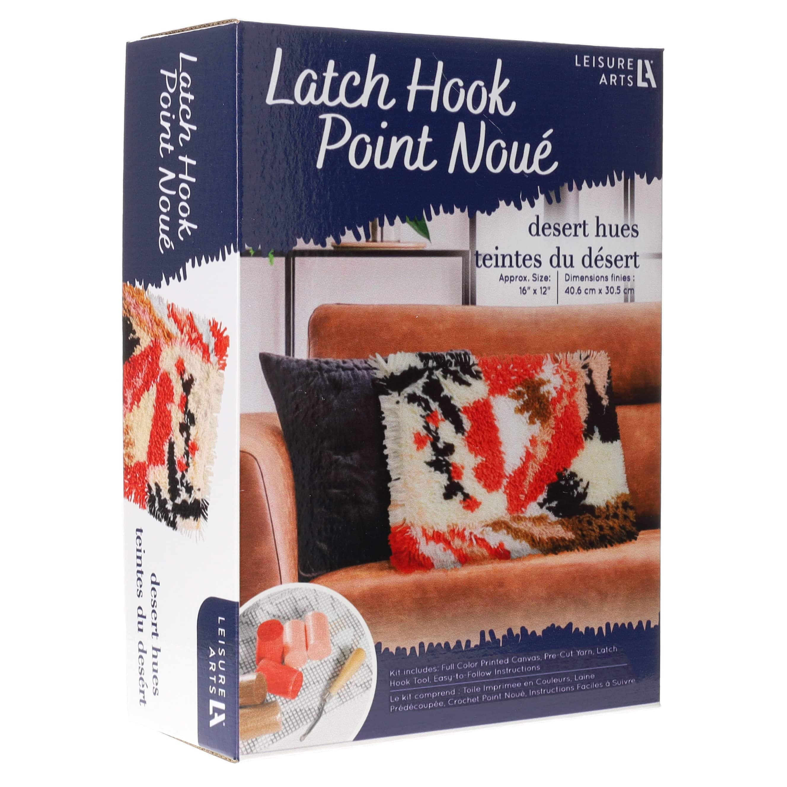 Leisure Arts&#xAE; Desert Hues Latch Hook Kit